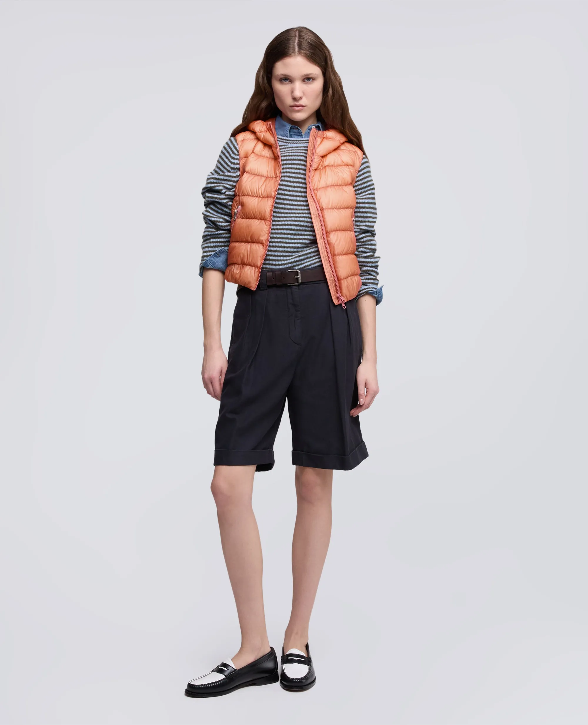 GILET IN NYLON RIPSTOP ULTRALIGHT - ROSA ANTICO sold by Aspesi product image thumbnail 2