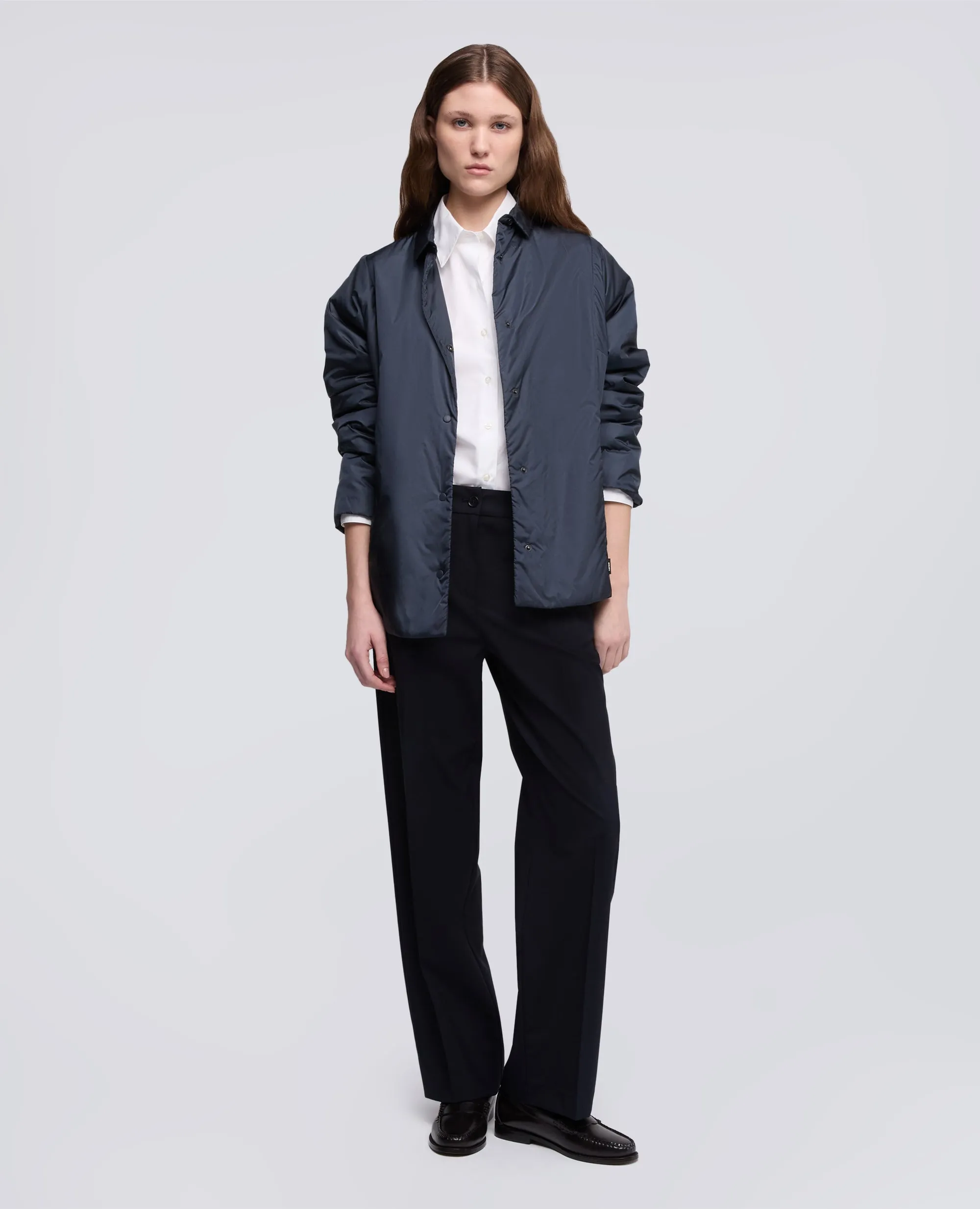 CAMICIA IN NYLON IMBOTTITA - NAVY sold by Aspesi product image thumbnail 2