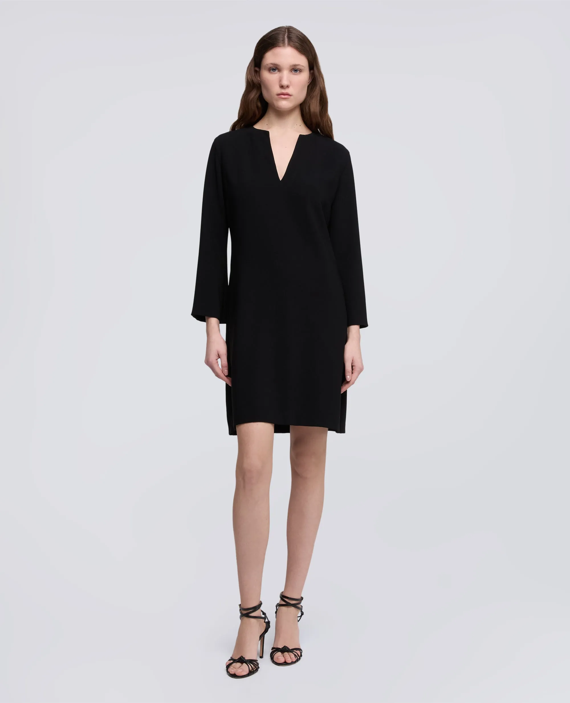 ABITO IN CADY CREPE IN TRIACETATO POLIESTERE - NERO sold by Aspesi product image thumbnail 2