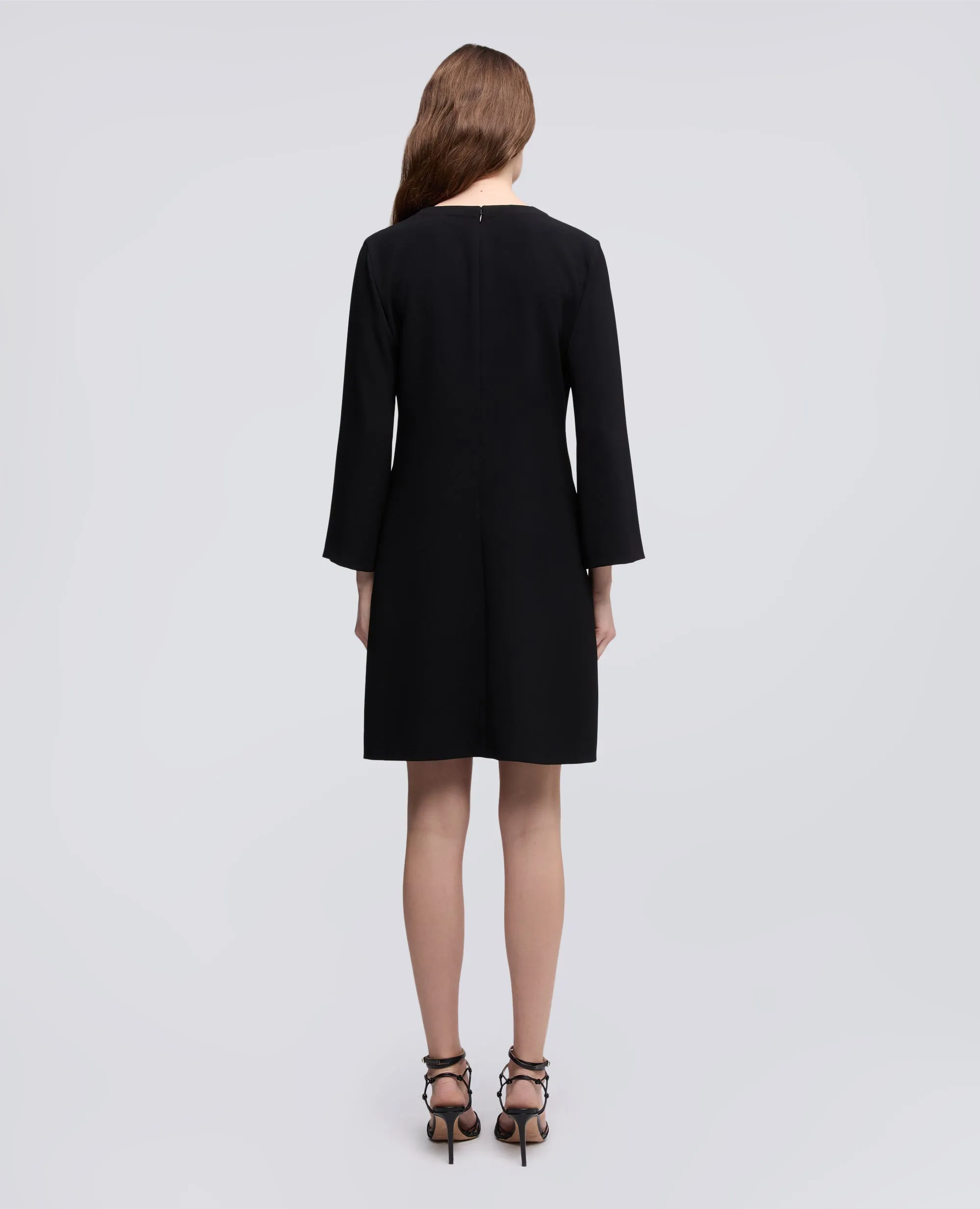 ABITO IN CADY CREPE IN TRIACETATO POLIESTERE - NERO sold by Aspesi product image thumbnail 3