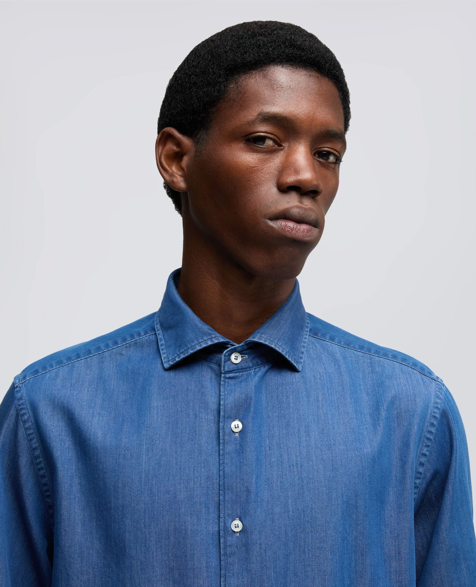 CAMICIA VIC - DENIM sold by Aspesi product image thumbnail 4