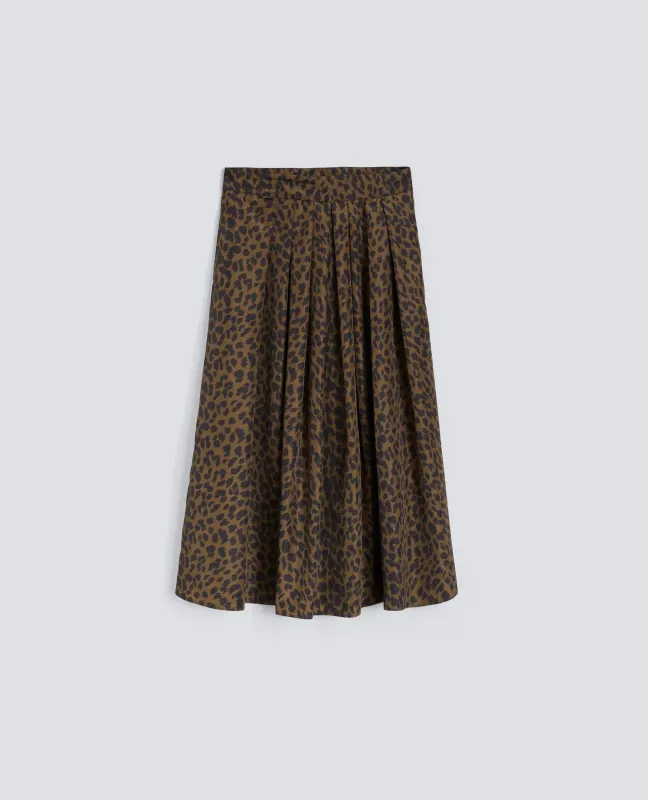 GONNA IN POLIESTERE STAMPATO - ANIMALIER sold by Aspesi