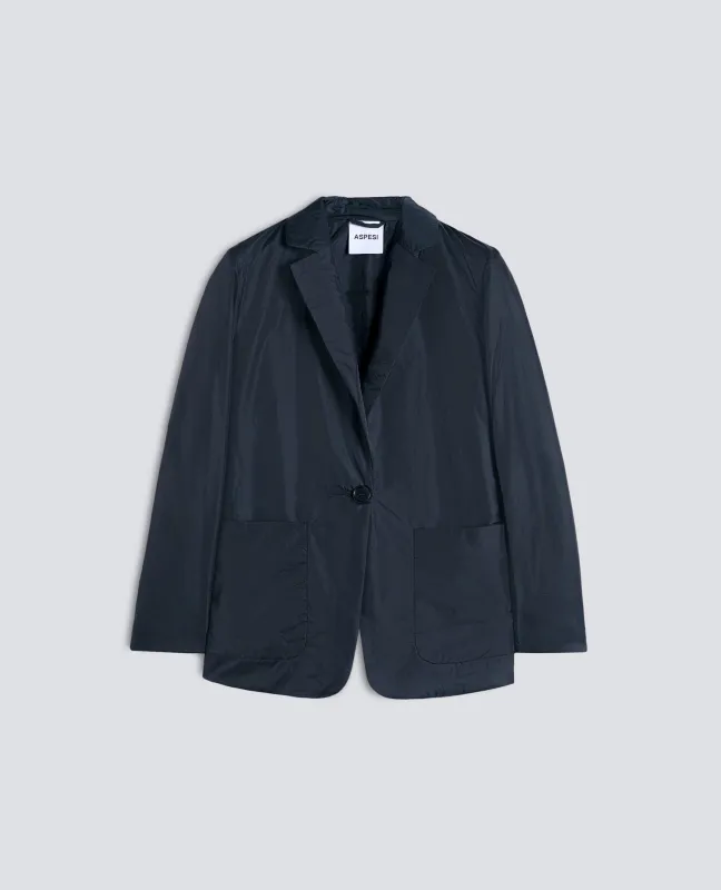 GIACCA IN NYLON IMBOTTITA - NAVY made by Aspesi