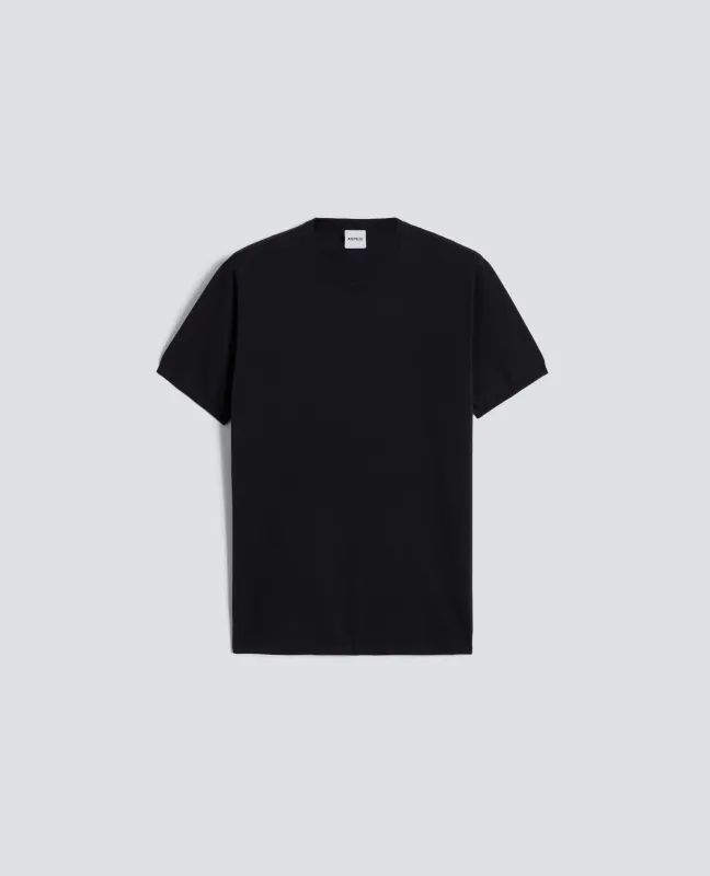 T-SHIRT IN COTONE - NAVY made by Aspesi