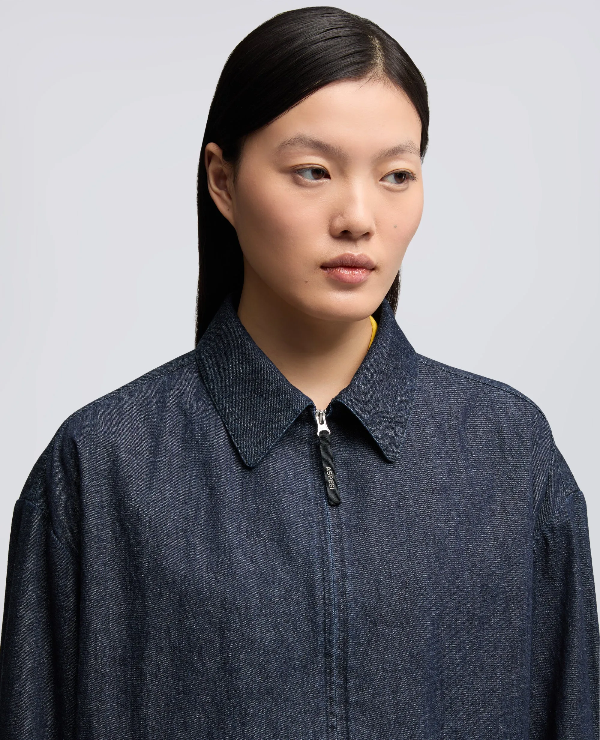 GIUBBOTTO IN DENIM LEGGERO - DENIM SCURO sold by Aspesi product image thumbnail 3