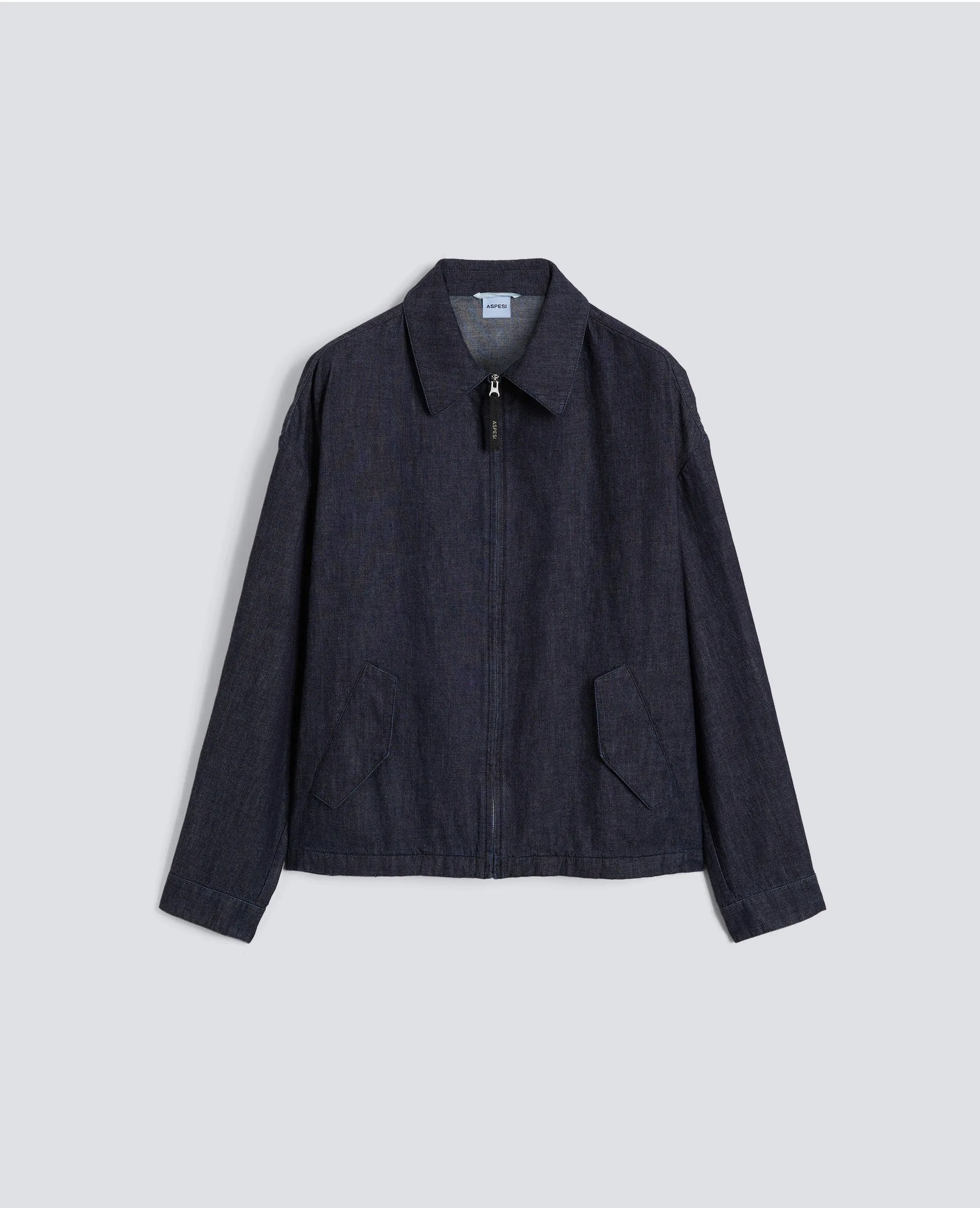 GIUBBOTTO IN DENIM LEGGERO - DENIM SCURO sold by Aspesi