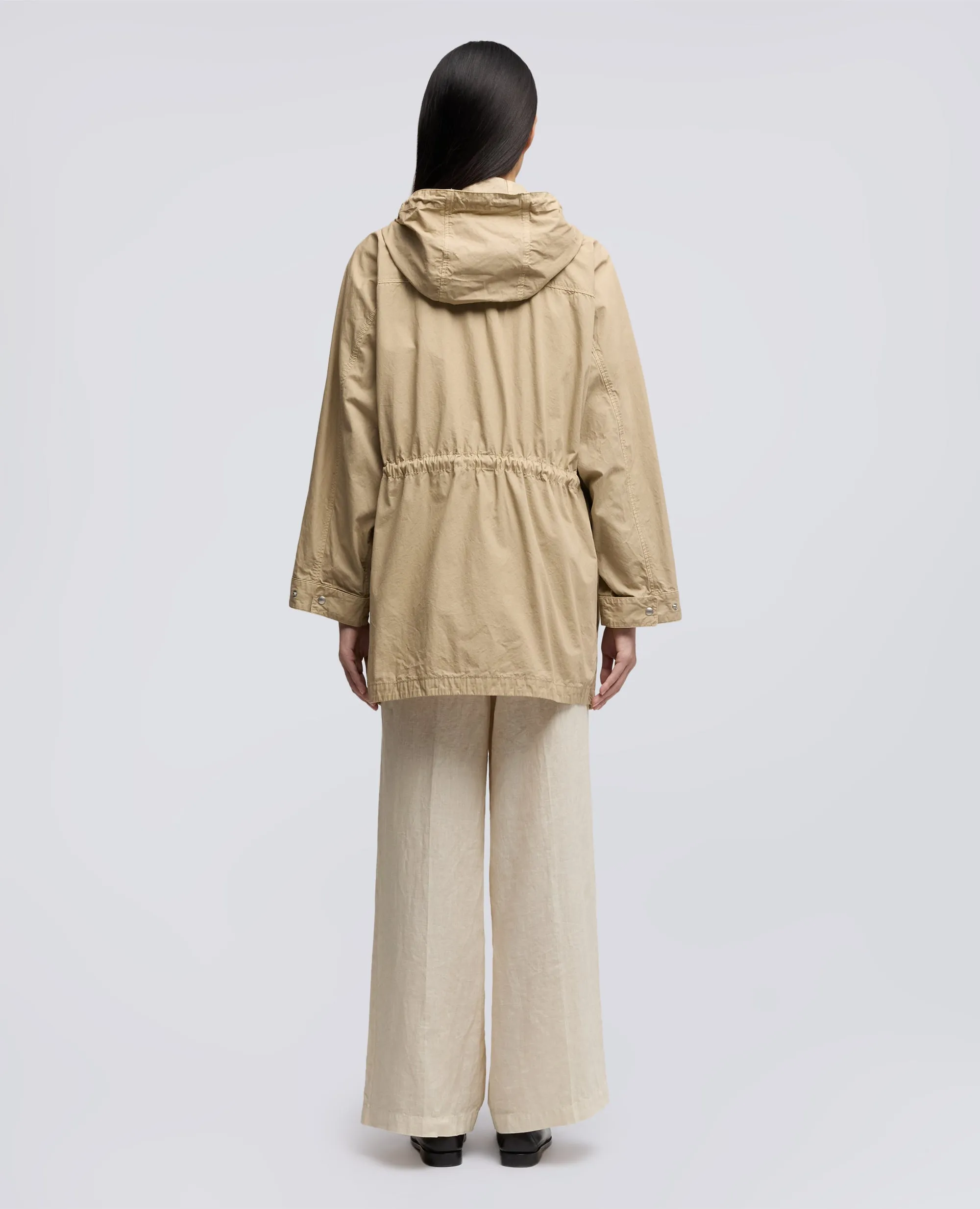 PARKA IN TELA DI COTONE TINTO CAPO - BEIGE sold by Aspesi product image thumbnail 3