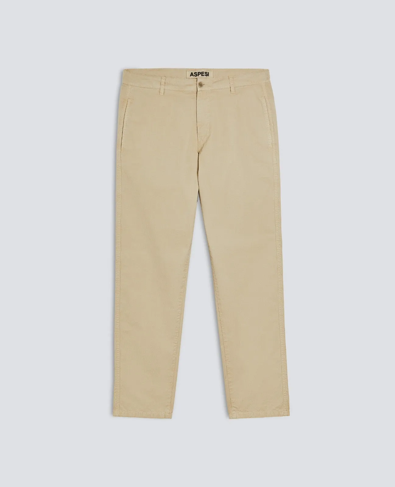 PANTALONE CHINO IN GABARDINA DI COTONE - BEIGE sold by Aspesi