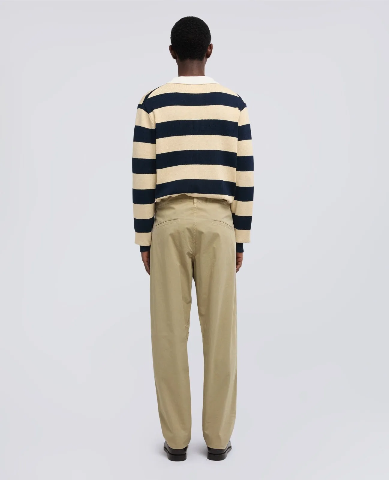 PANTALONE CHINO IN GABARDINA DI COTONE - BEIGE sold by Aspesi product image thumbnail 3