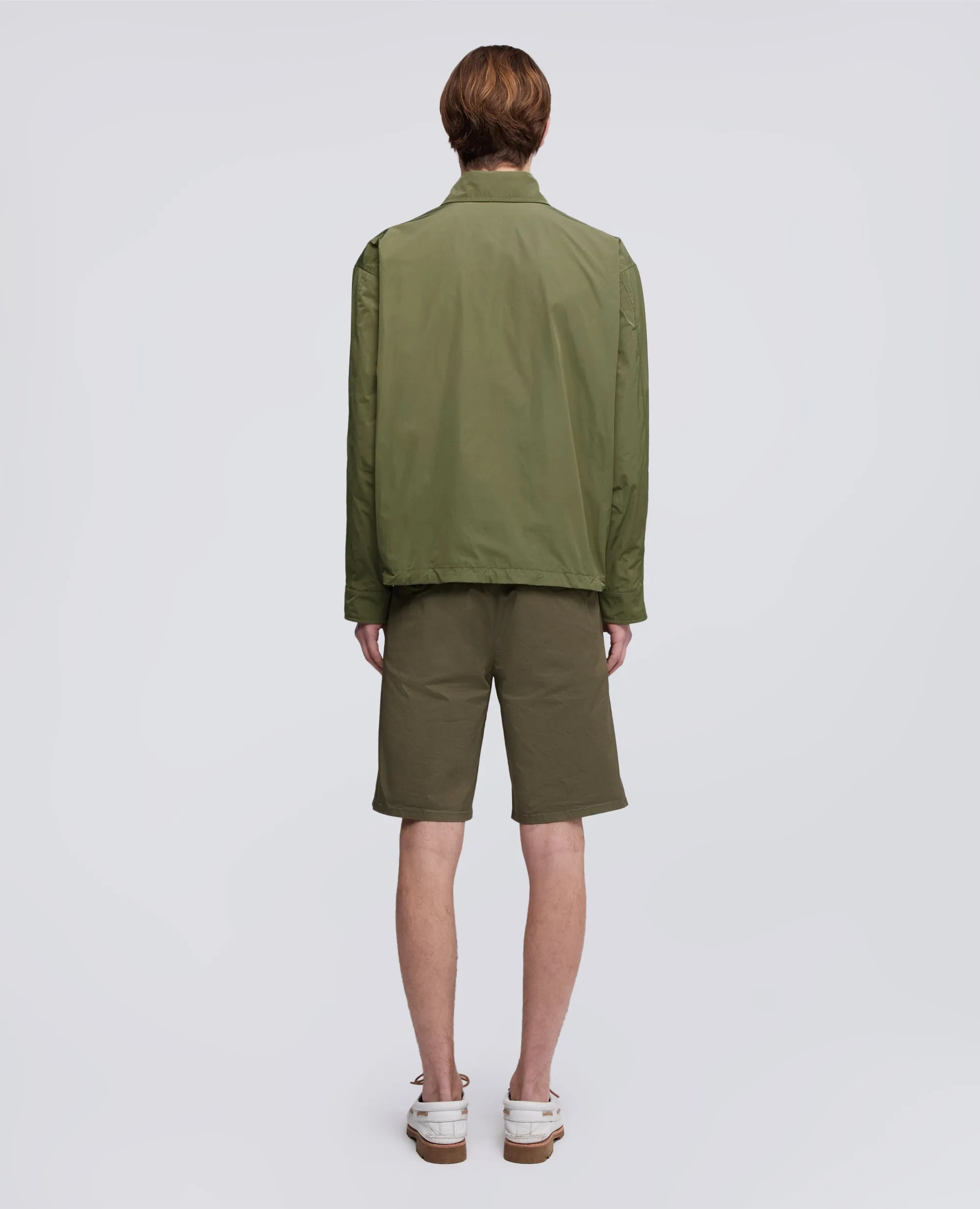 CAMICIA IN TAFFETA FODERATA IN NYLON LEGGERO - VERDE sold by Aspesi product image thumbnail 3