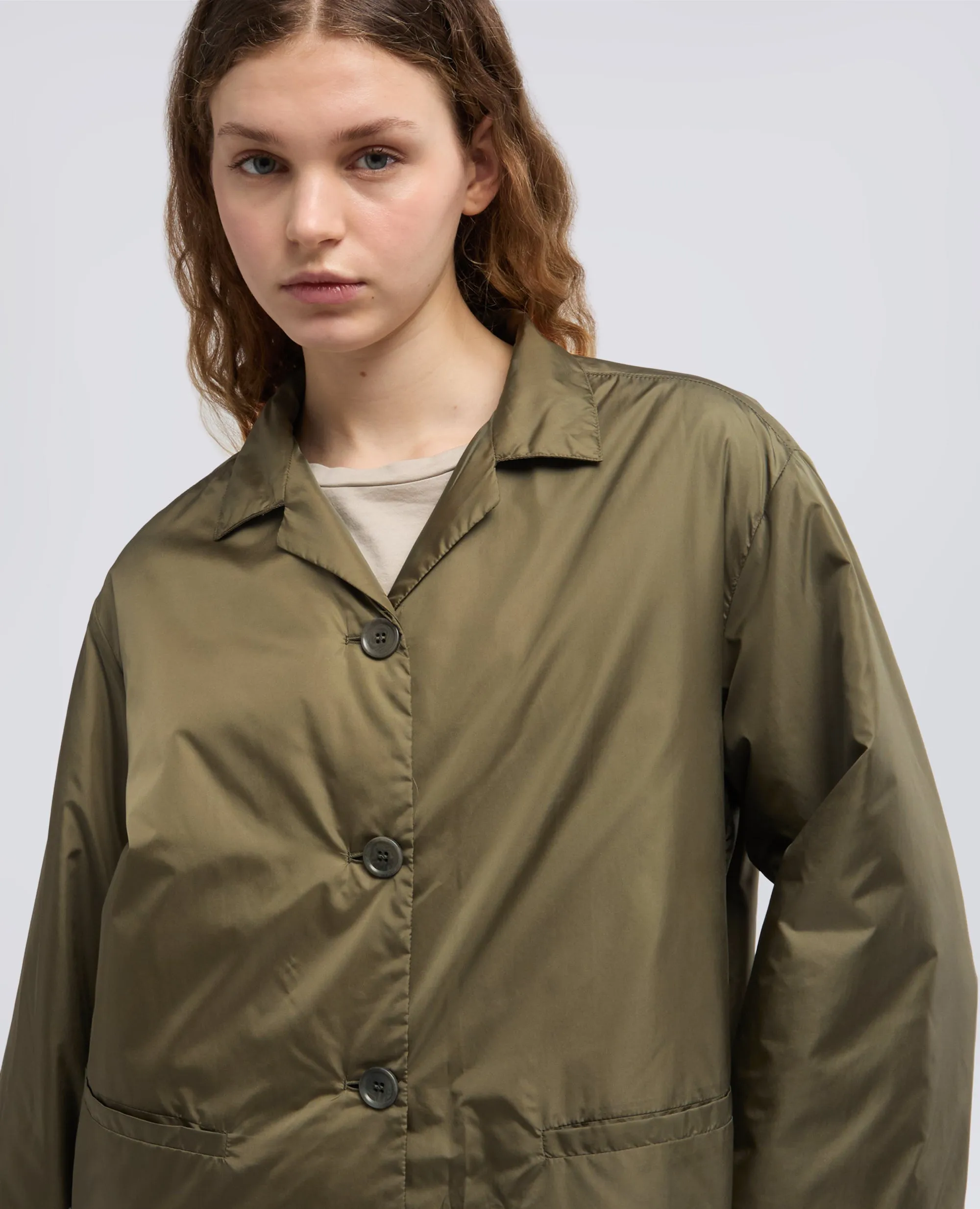 GIACCA IN NYLON - OLIVA sold by Aspesi product image thumbnail 4