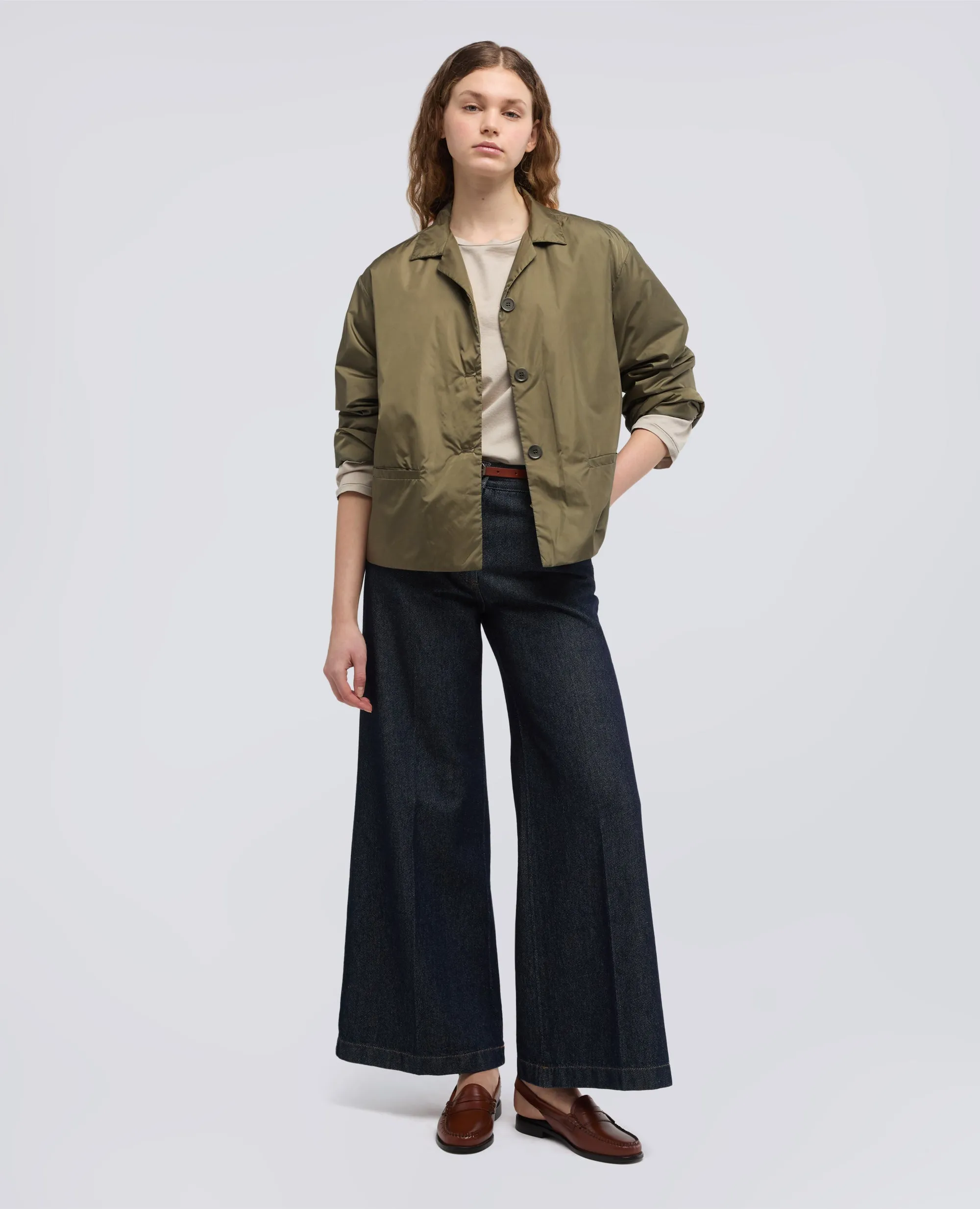 GIACCA IN NYLON - OLIVA sold by Aspesi product image thumbnail 2