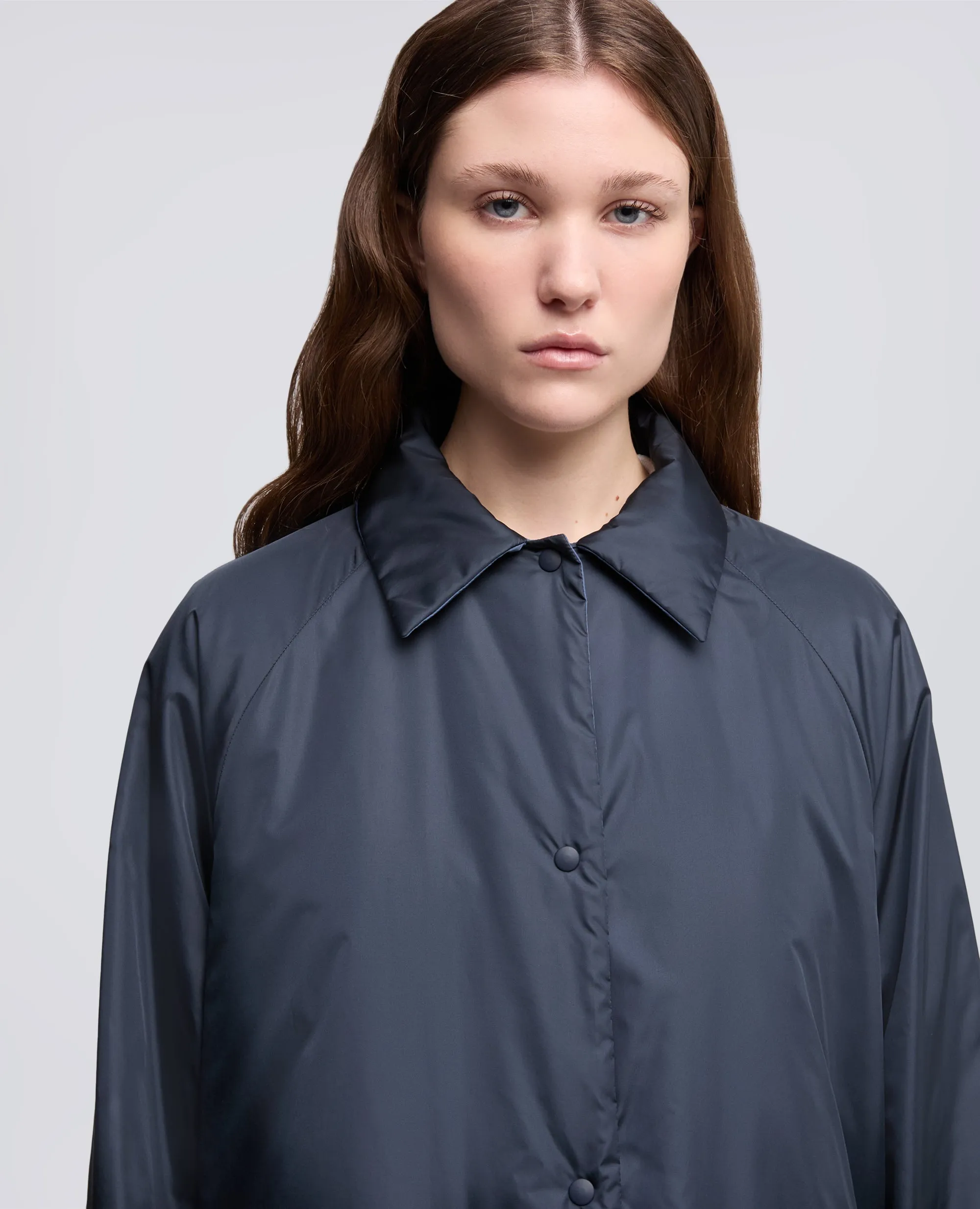 CAPPOTTO REVERSIBILE BICOLORE IN NYLON - NAVY+AVIO sold by Aspesi product image thumbnail 4