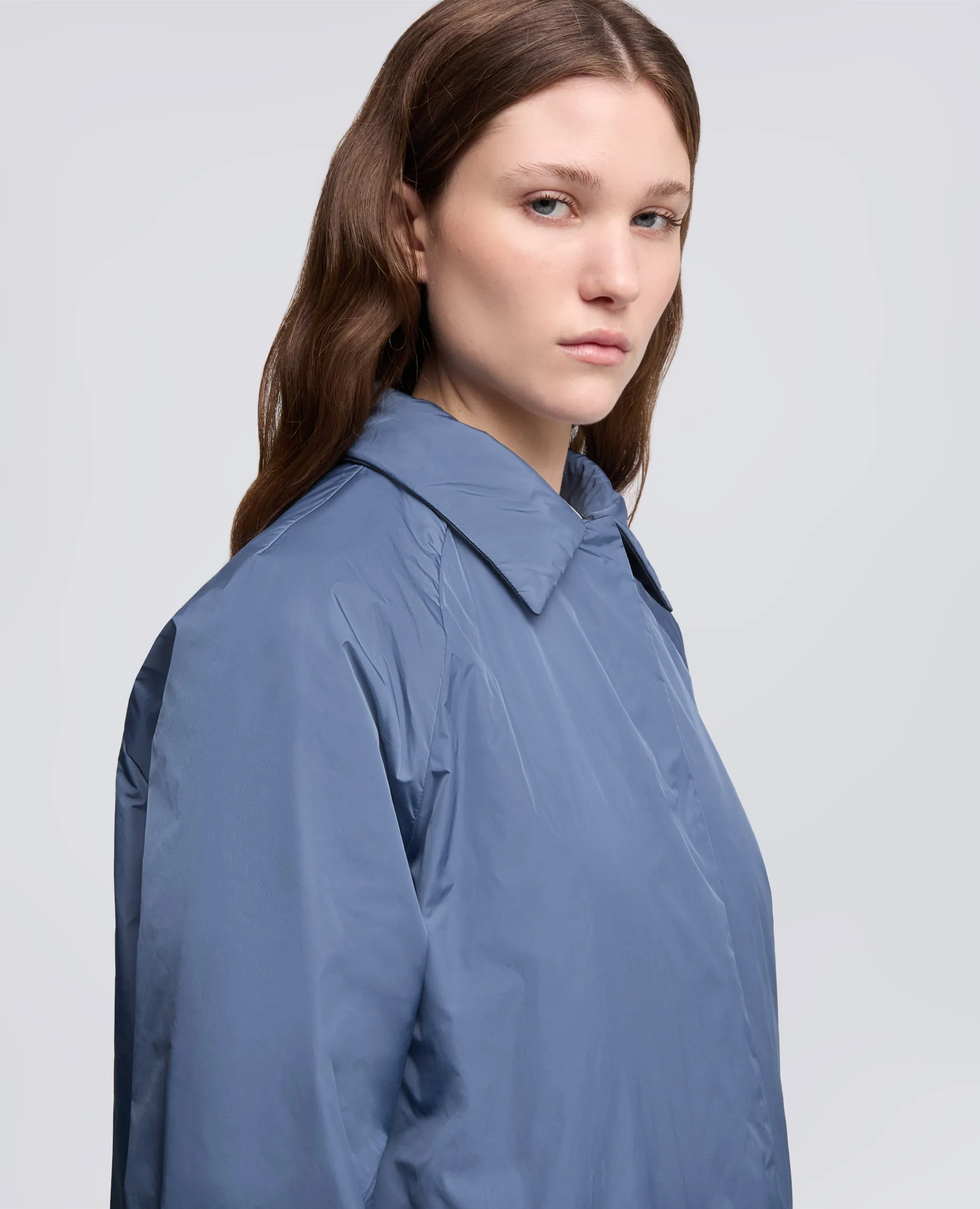 CAPPOTTO REVERSIBILE BICOLORE IN NYLON - NAVY+AVIO sold by Aspesi product image thumbnail 5