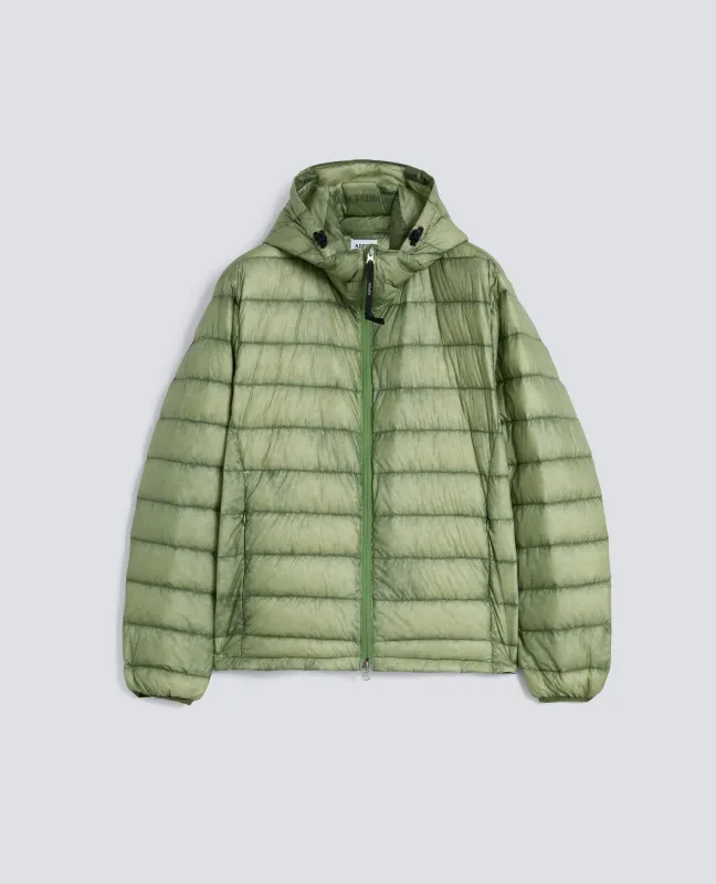 GIUBBOTTO TRAPUNTATO PIUMA ULTRALIGHT - SALVIA sold by Aspesi