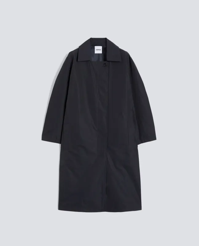 IMPERMEABILE IN TAFFETAS DI POLIESTERE - NAVY sold by Aspesi