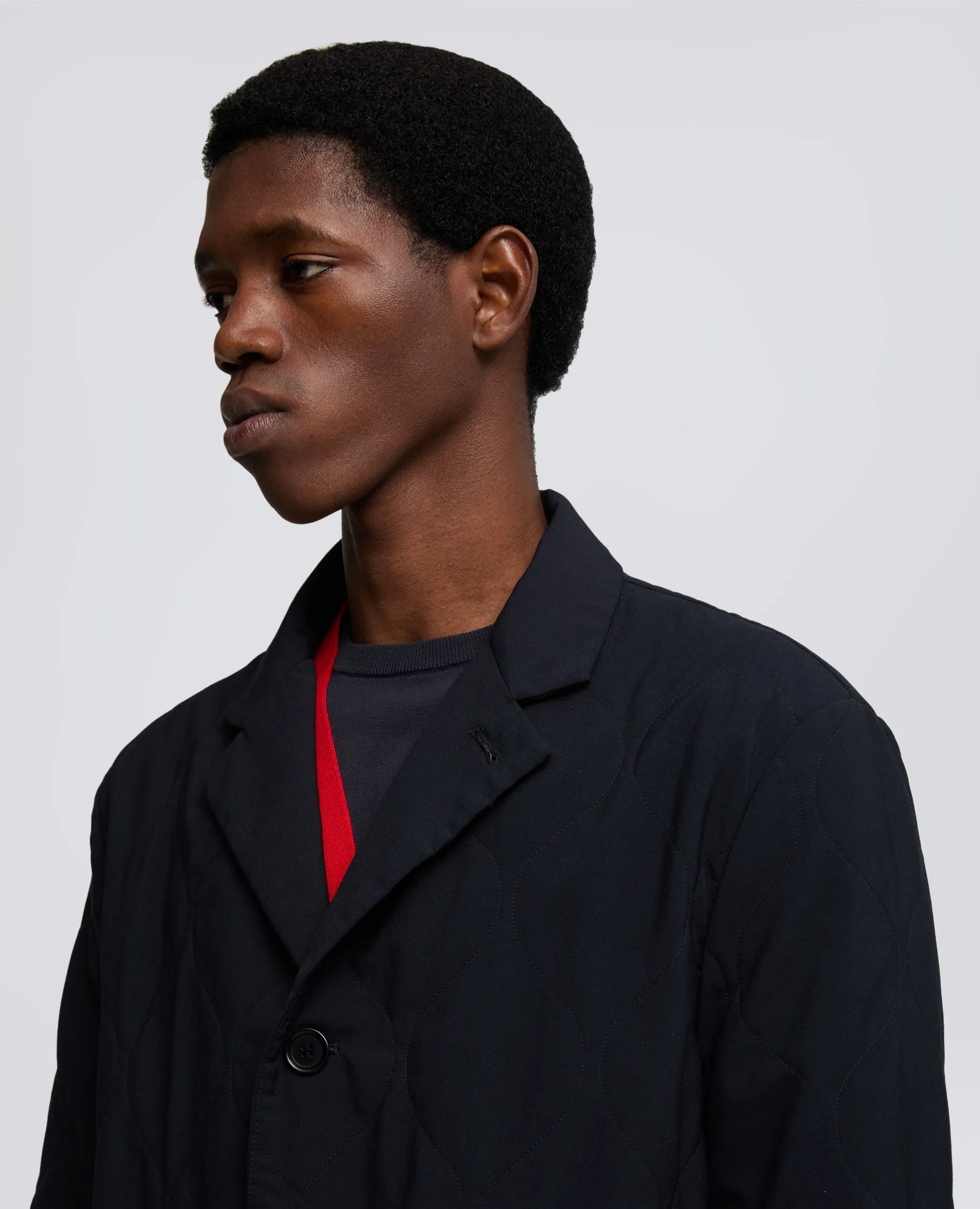 GIACCA IN TECNOLANA IMBOTTITA - BLU/BLACK sold by Aspesi product image thumbnail 4