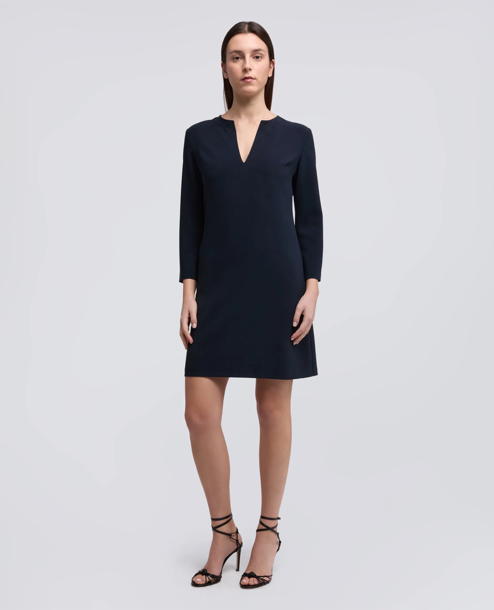 ABITO IN CADY CREPE IN TRIACETATO POLIESTERE - NAVY sold by Aspesi product image thumbnail 2