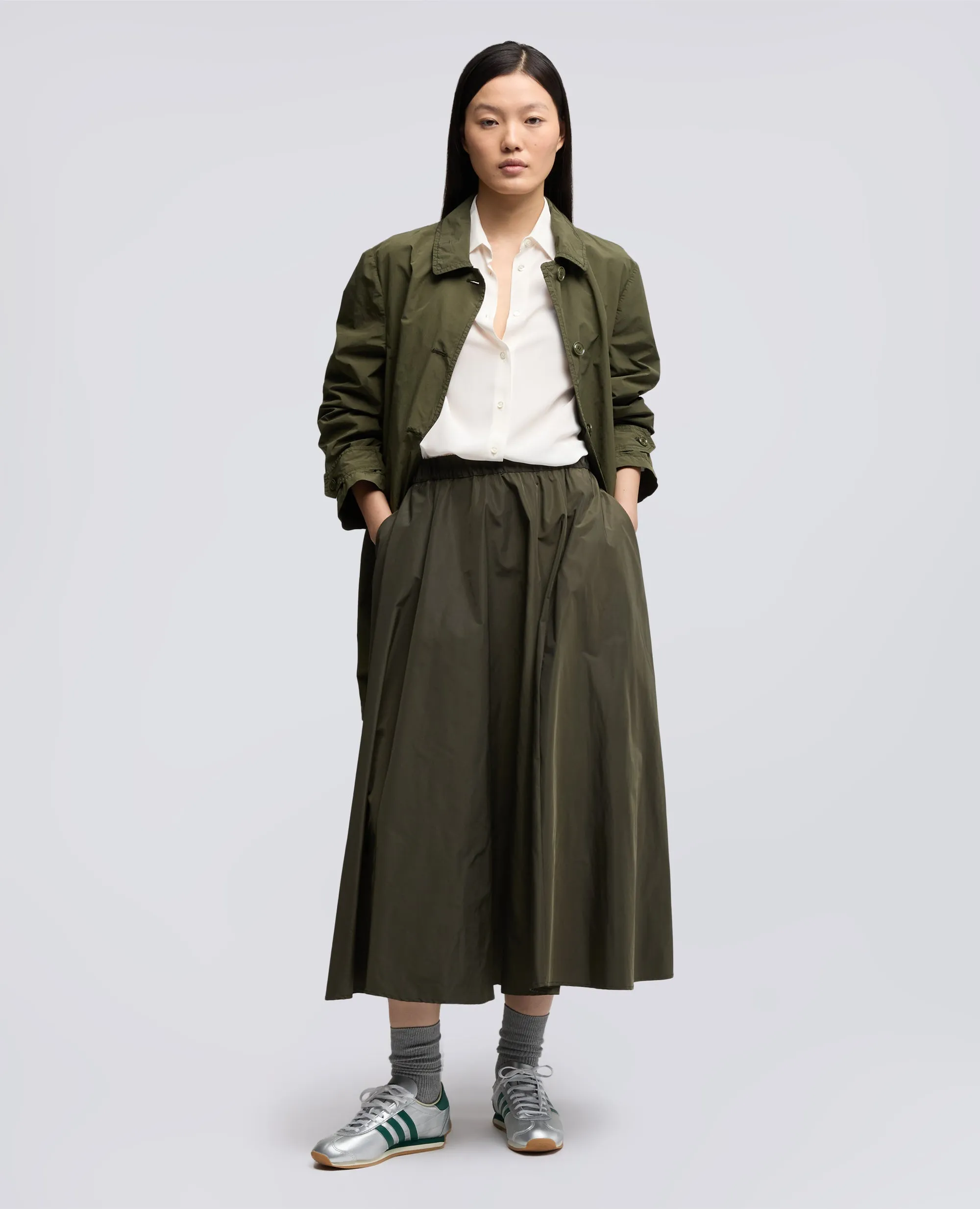 GONNA IN POLIESTERE TECNICO - MILITARE sold by Aspesi product image thumbnail 2