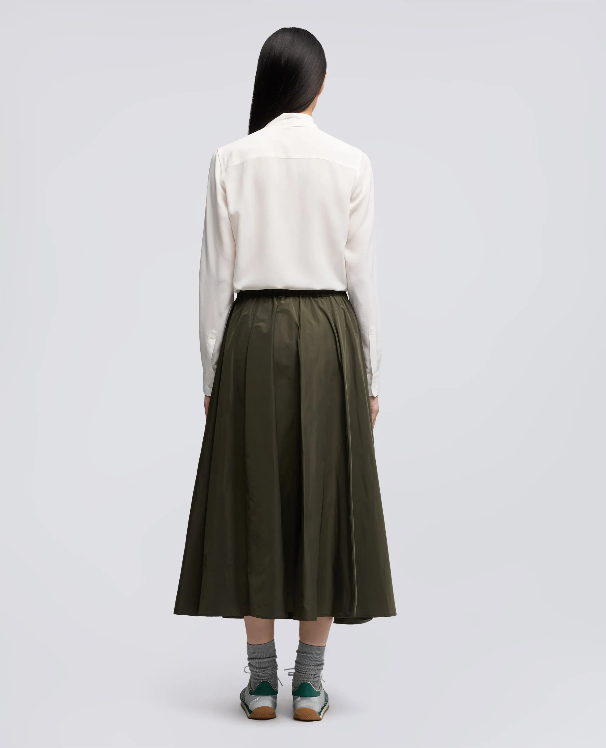 GONNA IN POLIESTERE TECNICO - MILITARE sold by Aspesi product image thumbnail 3