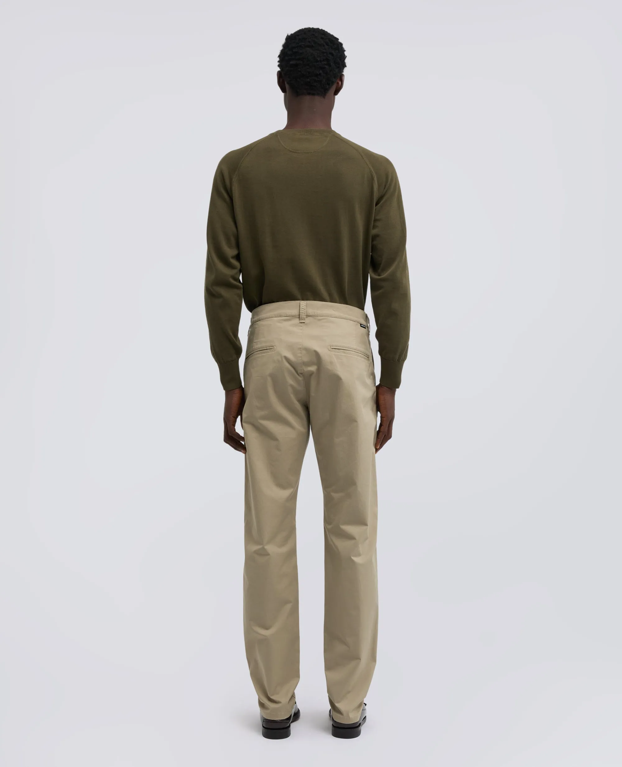 PANTALONE CHINO IN GABARDINA DI COTONE E LINO - COLONIALE sold by Aspesi product image thumbnail 3