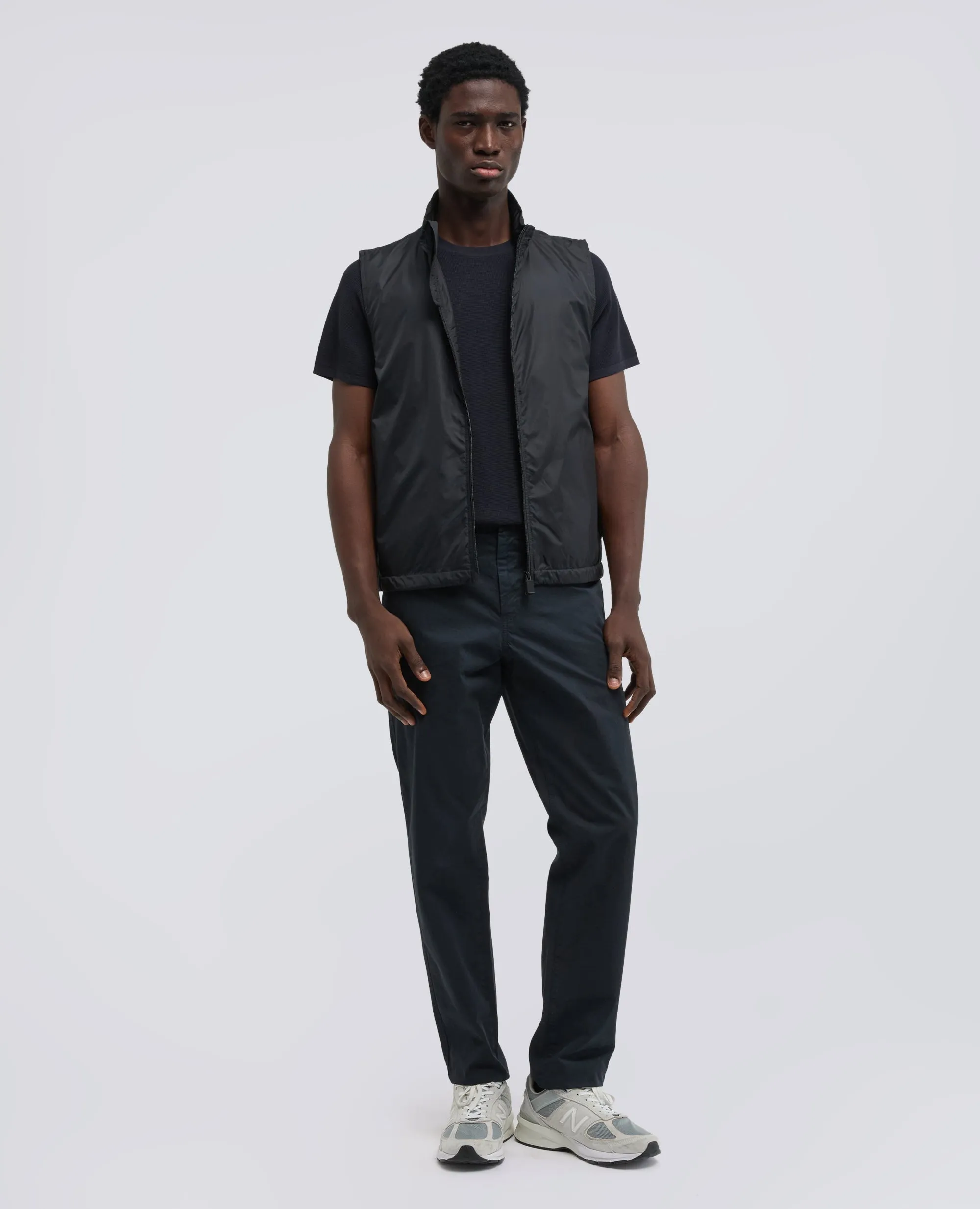 PANTALONE FUNZIONALE IN POPELINE - NAVY sold by Aspesi product image thumbnail 2