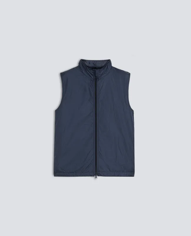 GILET VERNES IN NYLON - NAVY sold by Aspesi