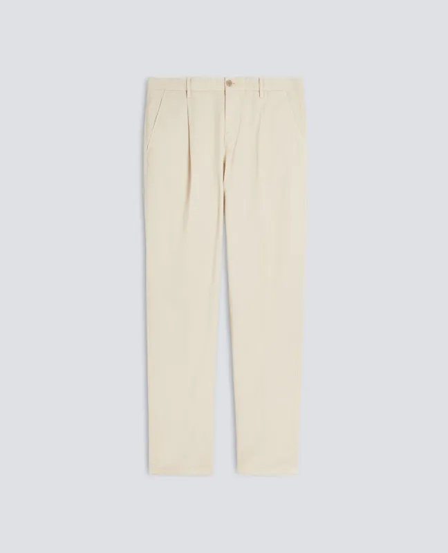 PANTALONE IN GABARDINA DI COTONE TINTO CAPO - SASSO sold by Aspesi