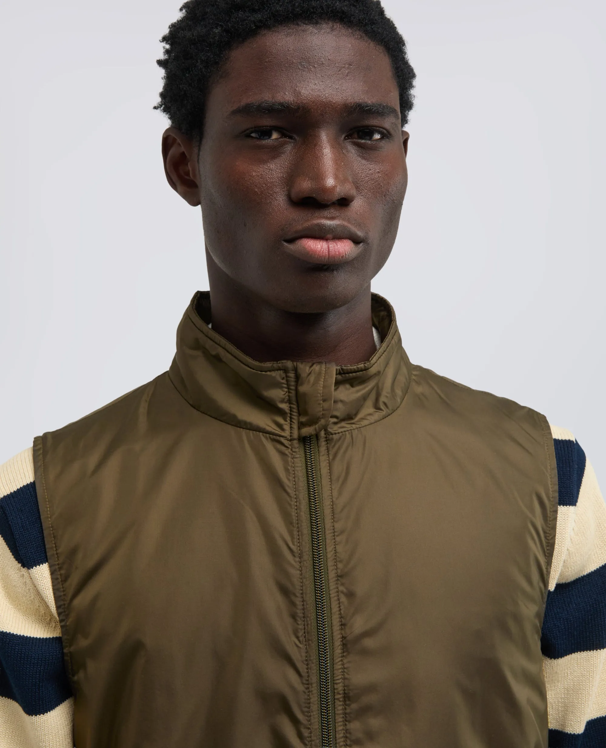 GILET VERNES IN NYLON - MILITARE sold by Aspesi product image thumbnail 4