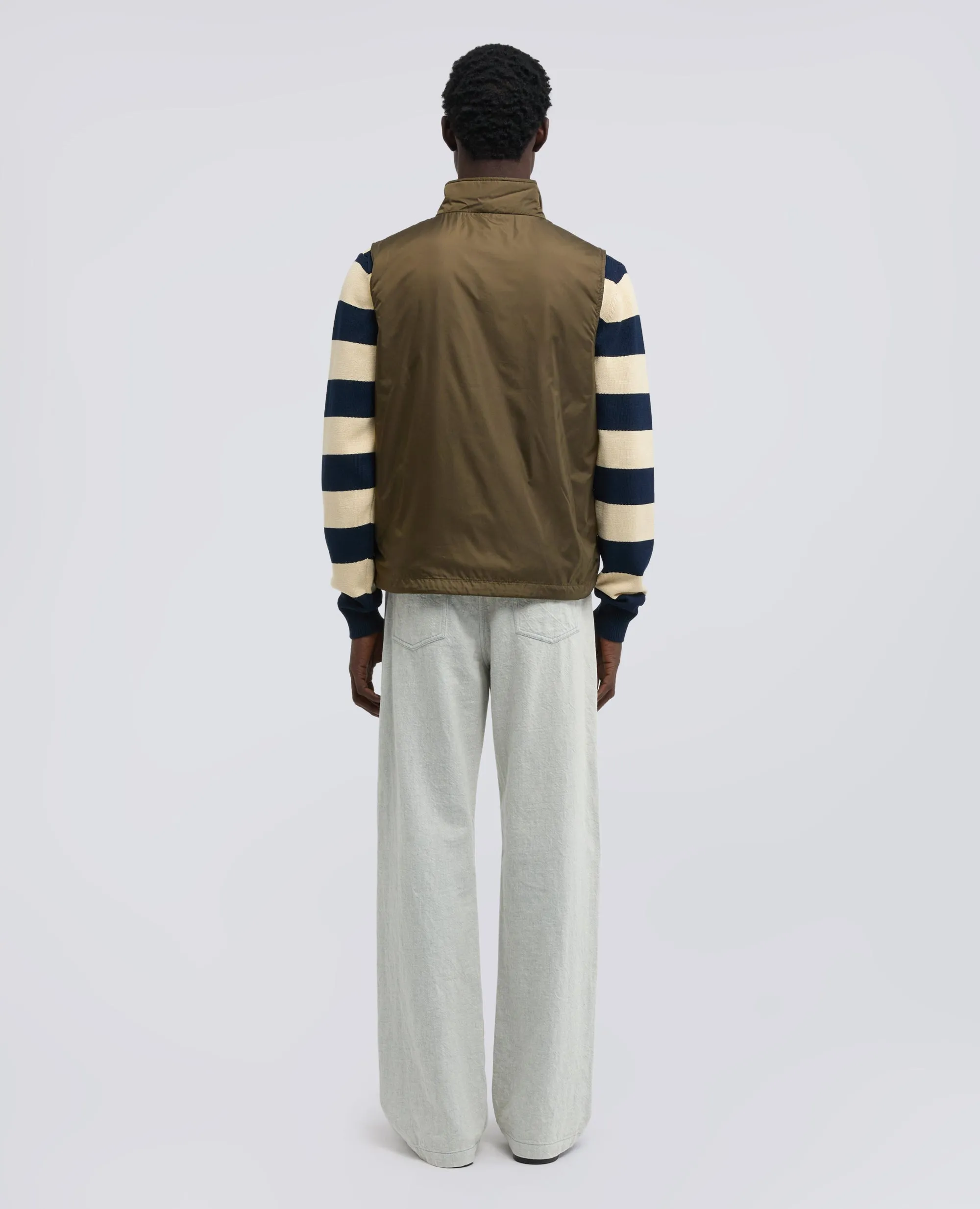 GILET VERNES IN NYLON - MILITARE sold by Aspesi product image thumbnail 3