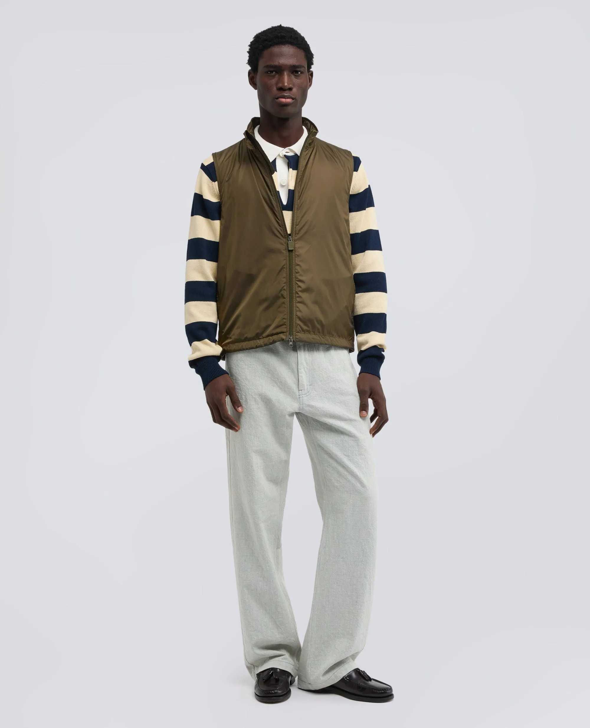 GILET VERNES IN NYLON - MILITARE sold by Aspesi product image thumbnail 2