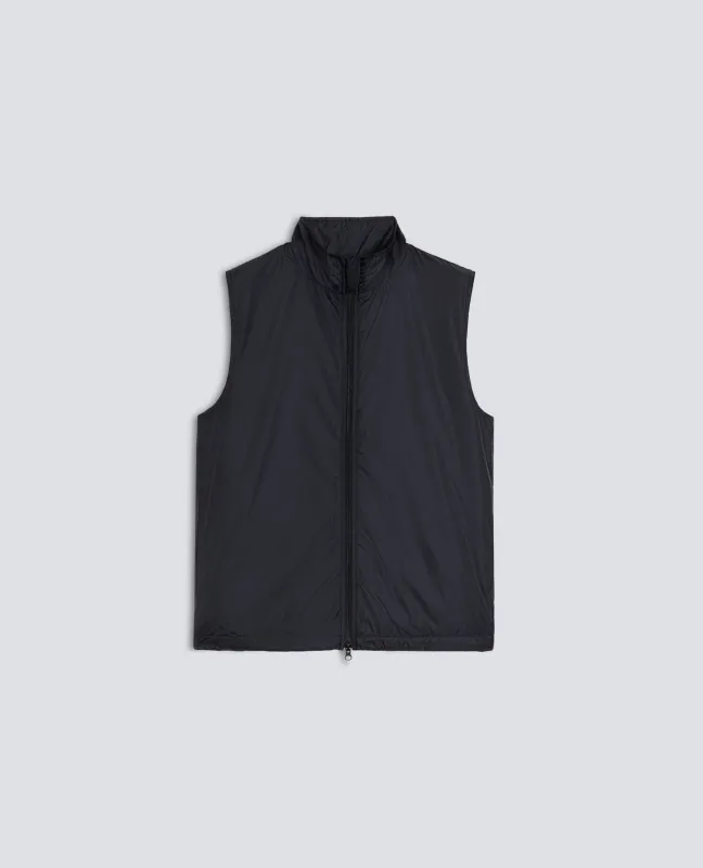 GILET VERNES IN NYLON - NERO sold by Aspesi
