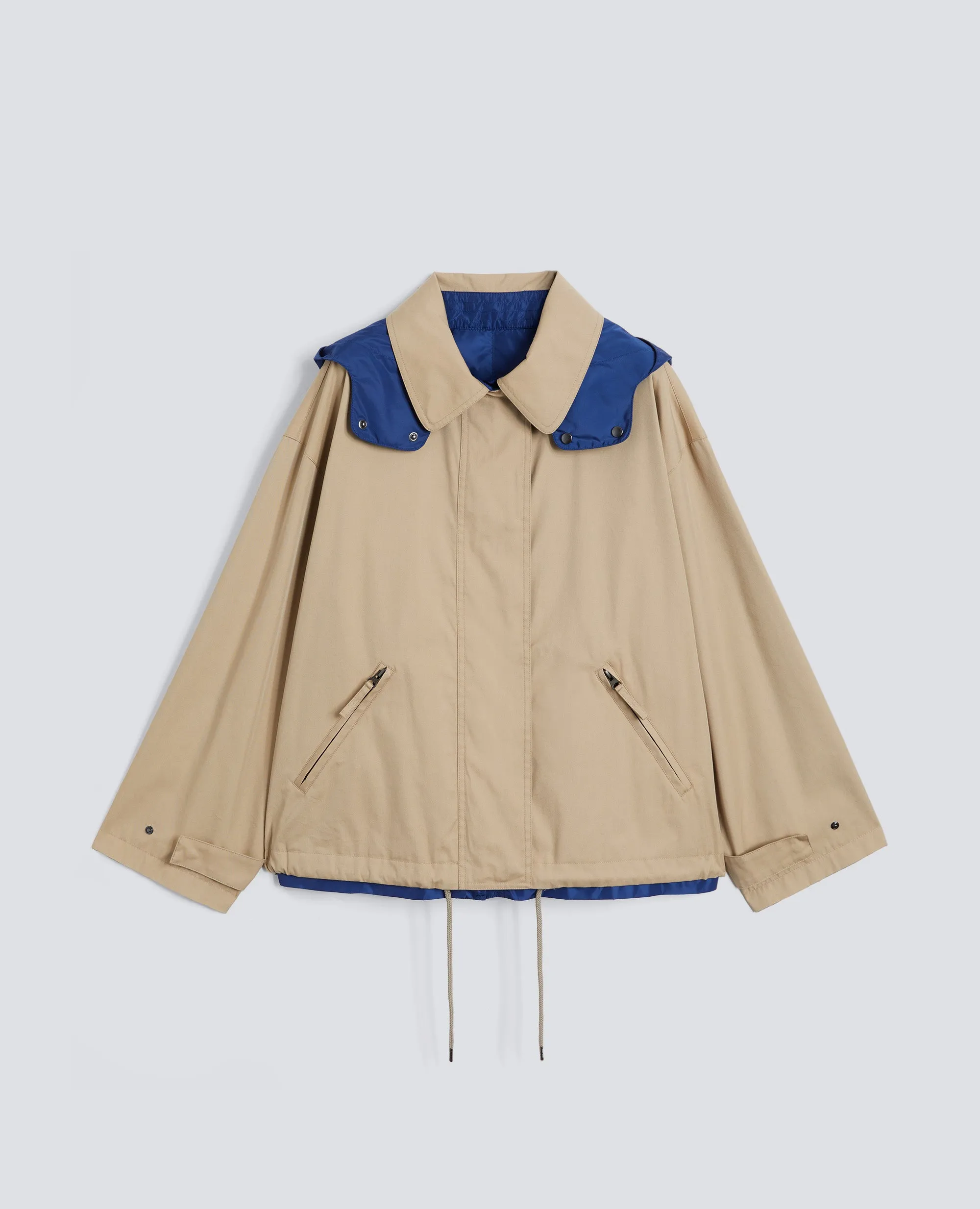 GIUBBOTTO REVERSIBILE IN TWILL DI COTONE POLIAMMIDE E NYLON - COLONIALE sold by Aspesi