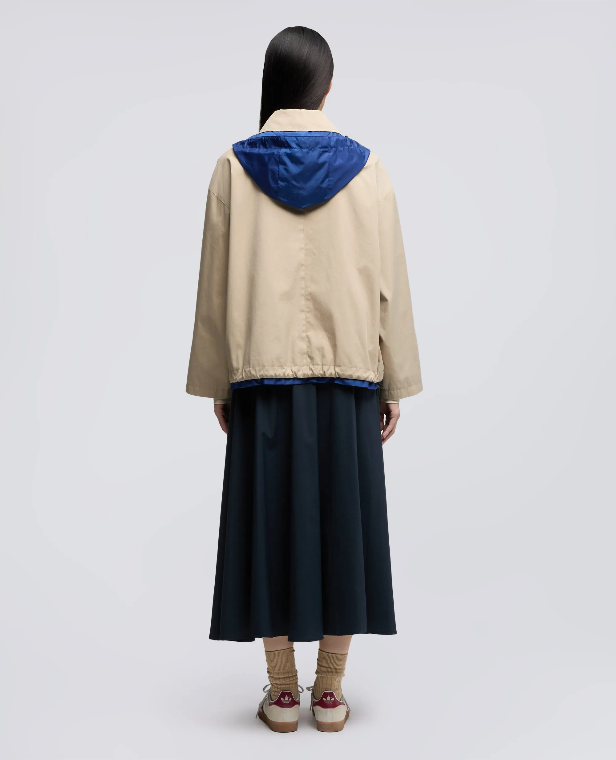 GIUBBOTTO REVERSIBILE IN TWILL DI COTONE POLIAMMIDE E NYLON - COLONIALE sold by Aspesi product image thumbnail 2