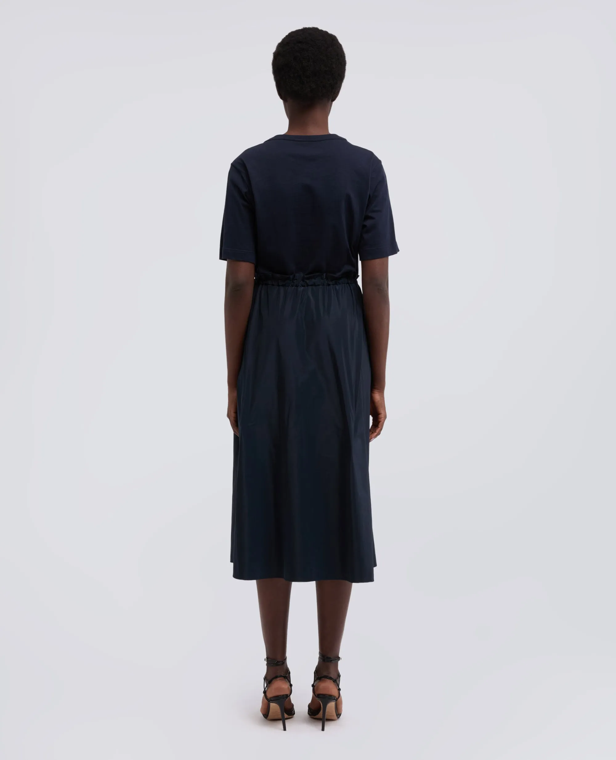 ABITO IN TAFFETAS E JERSEY - BLU NERO+BLU sold by Aspesi product image thumbnail 3