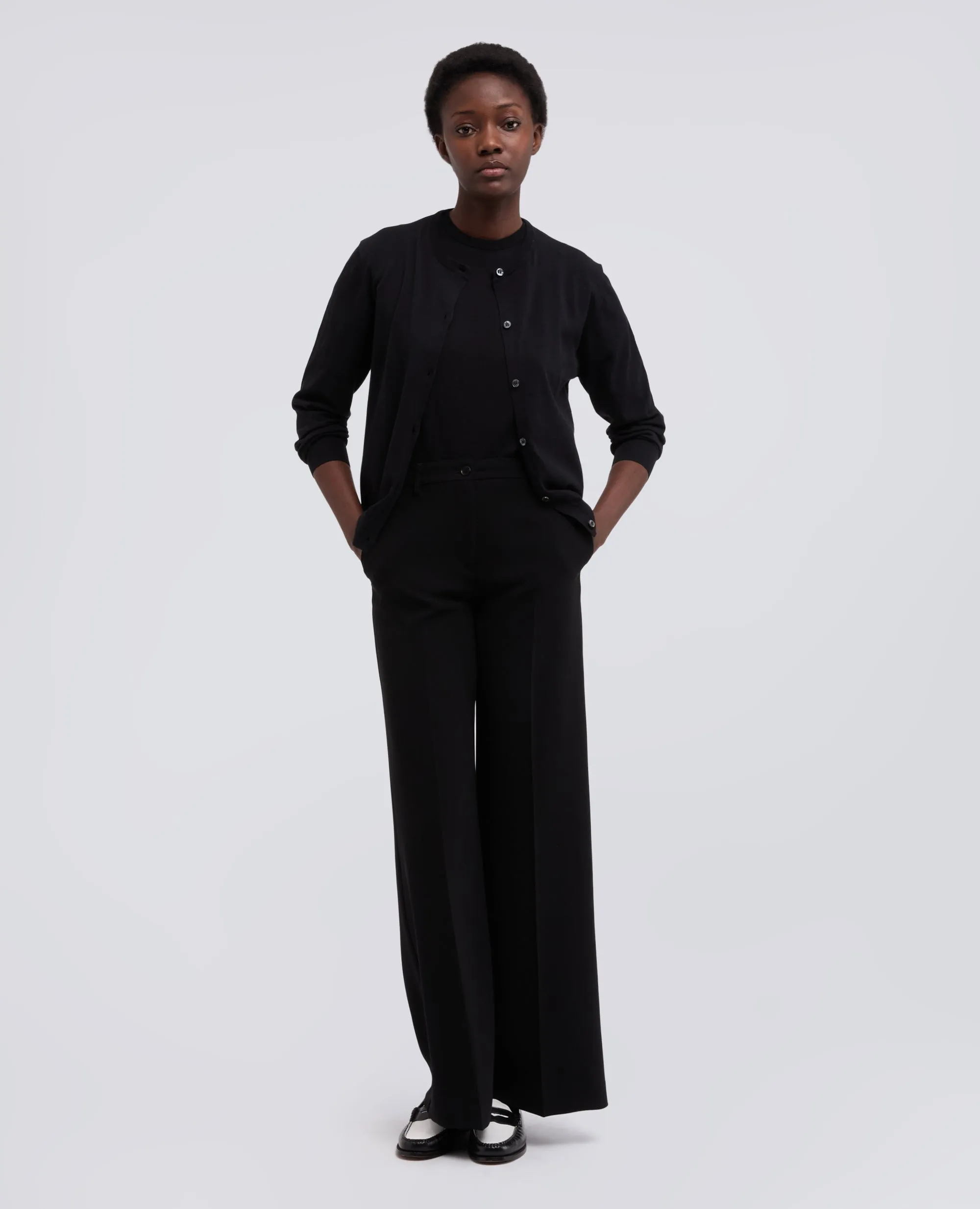 CARGIDAN GIROCOLLO IN COTONE - NERO sold by Aspesi product image thumbnail 2