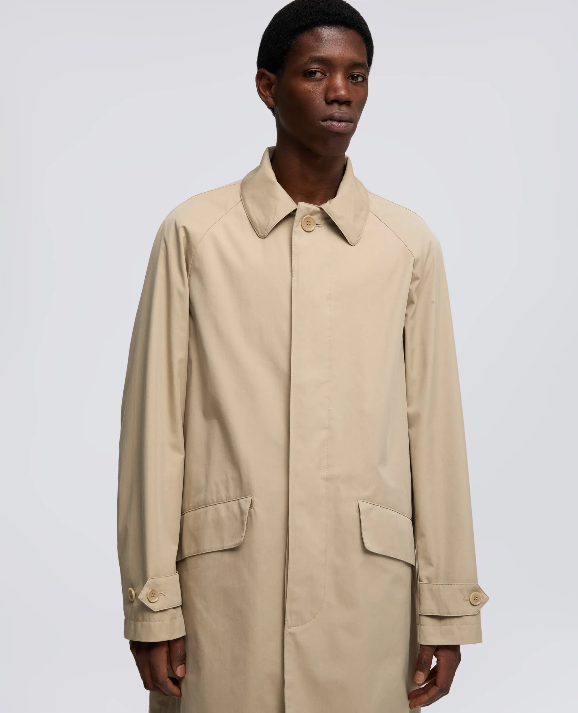 IMPERMEABILE IN TWILL DI COTONE E POLIAMMIDE - COLONIALE sold by Aspesi product image thumbnail 4