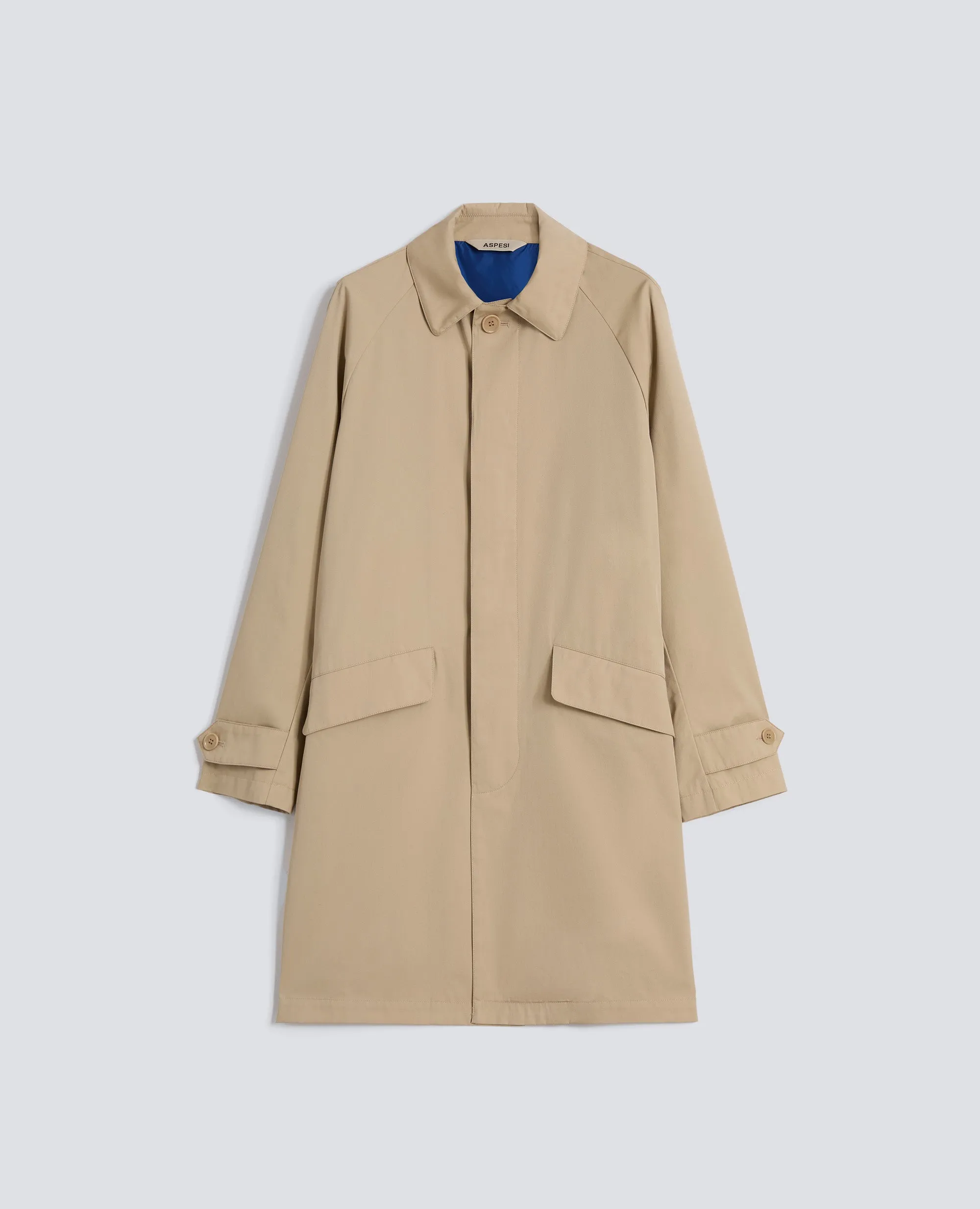 IMPERMEABILE IN TWILL DI COTONE E POLIAMMIDE - COLONIALE sold by Aspesi