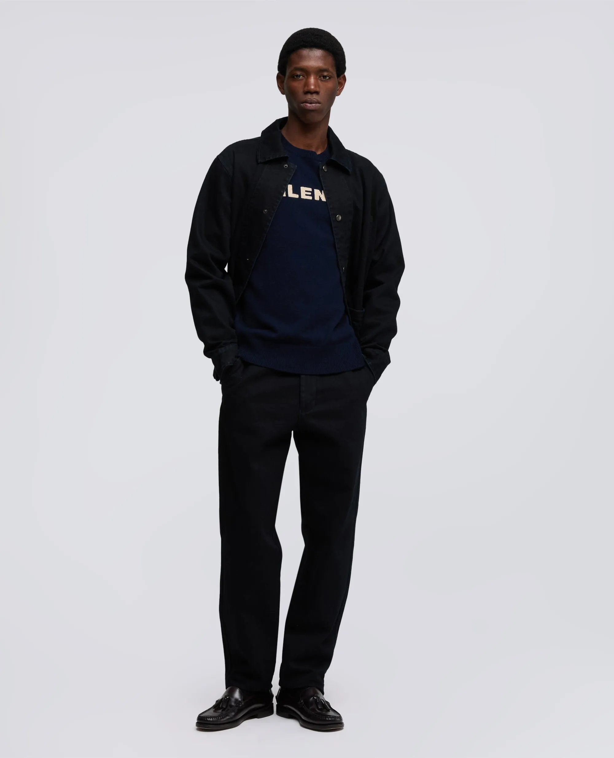 PANTALONE IN DENIM DI COTONE POLIESTERE RICICLATO - DENIM SCURO sold by Aspesi product image thumbnail 2