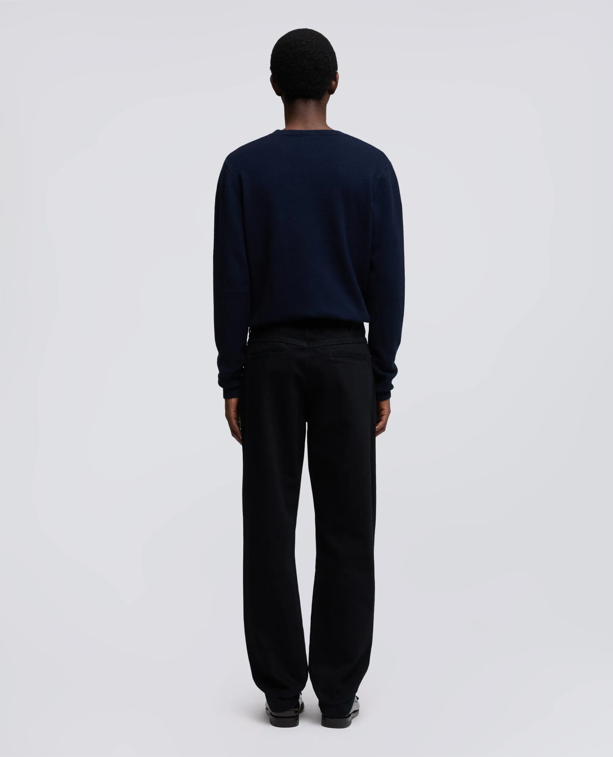 PANTALONE IN DENIM DI COTONE POLIESTERE RICICLATO - DENIM SCURO sold by Aspesi product image thumbnail 3