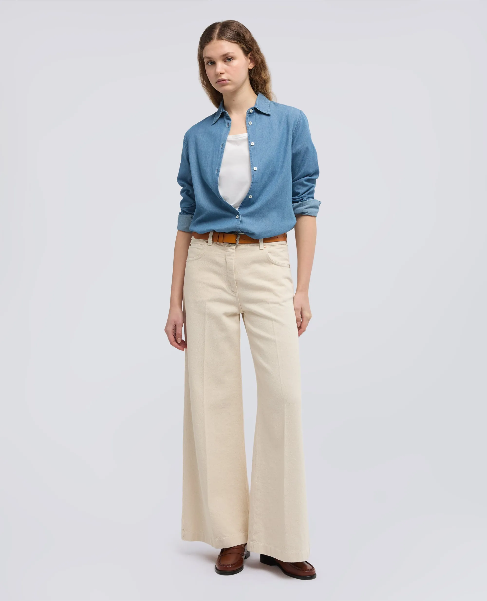 T-SHIRT IN JERSEY DI COTONE - BIANCO sold by Aspesi product image thumbnail 2