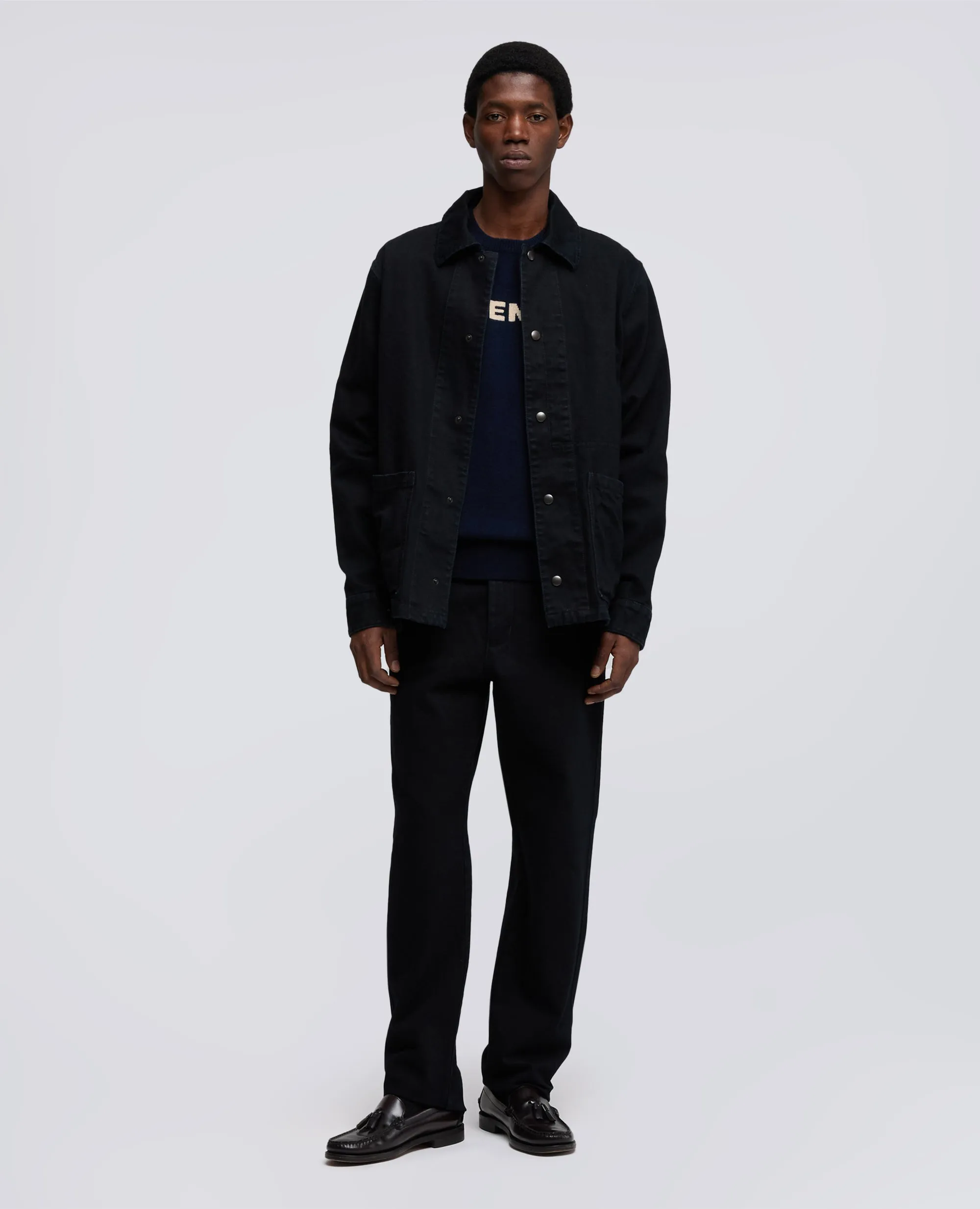 CAMICIA A GIACCA IN DENIM - DENIM SCURO sold by Aspesi product image thumbnail 2