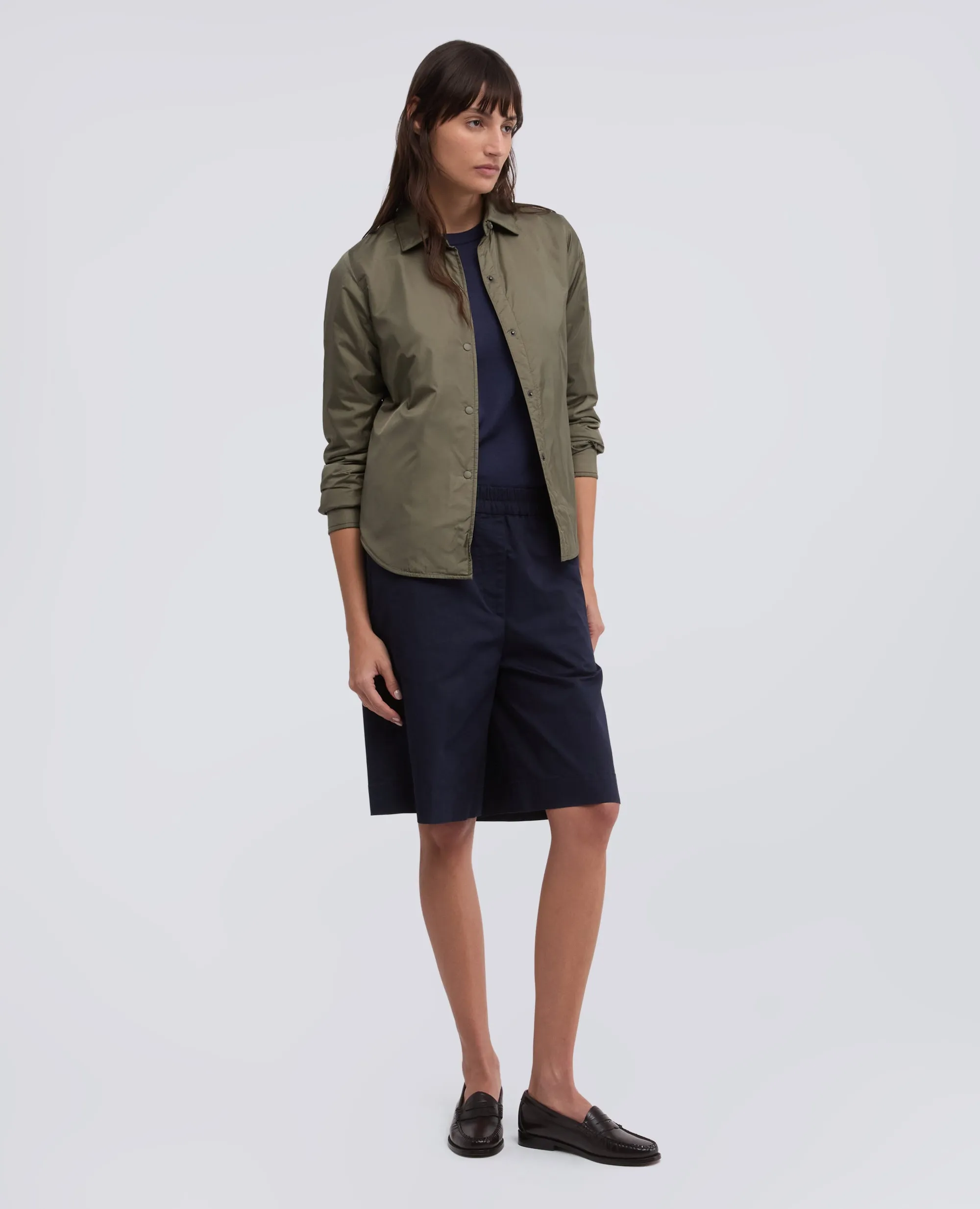 GIACCA CAMICIA GLUE IN NYLON - OLIVA sold by Aspesi product image thumbnail 2