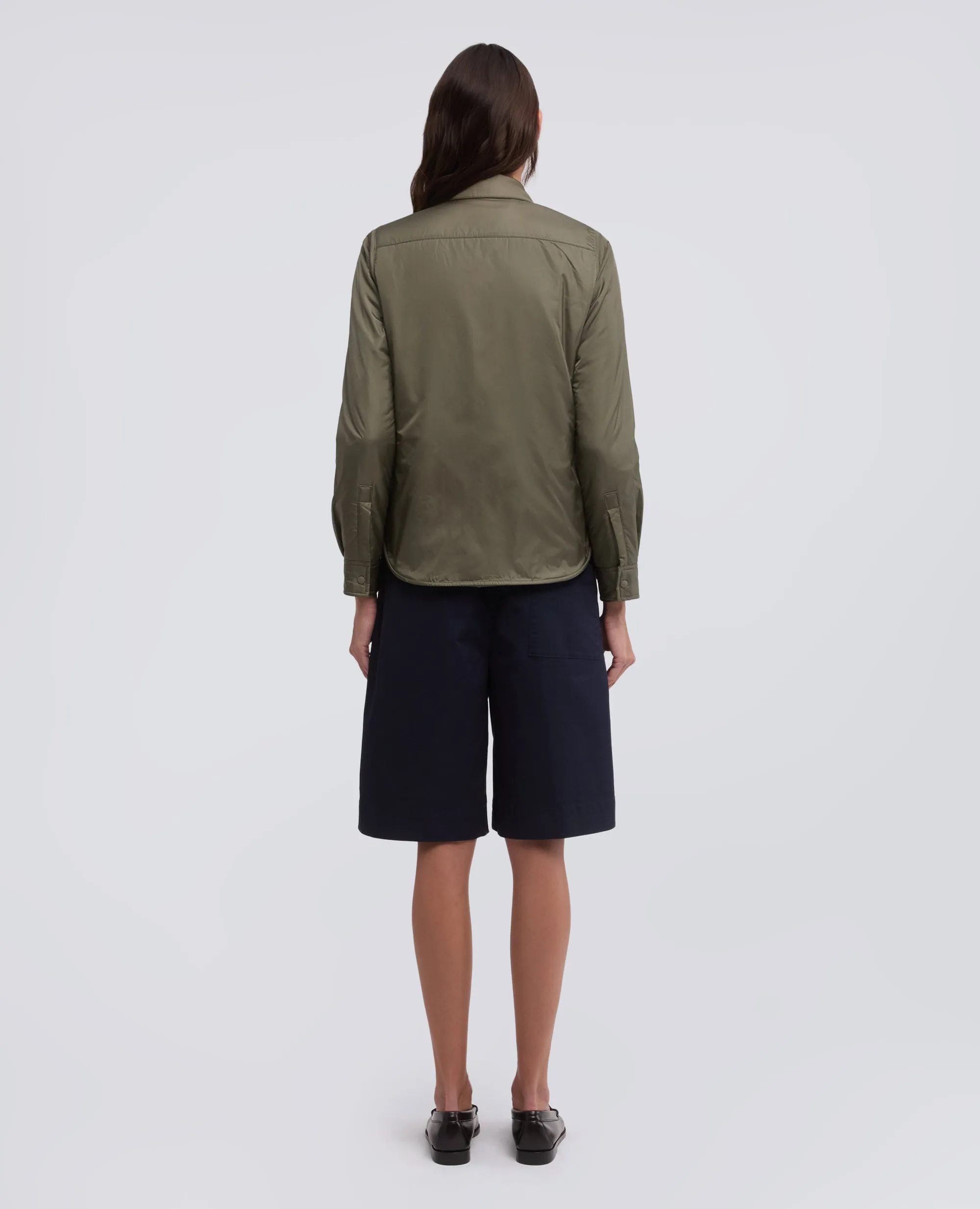 GIACCA CAMICIA GLUE IN NYLON - OLIVA sold by Aspesi product image thumbnail 3