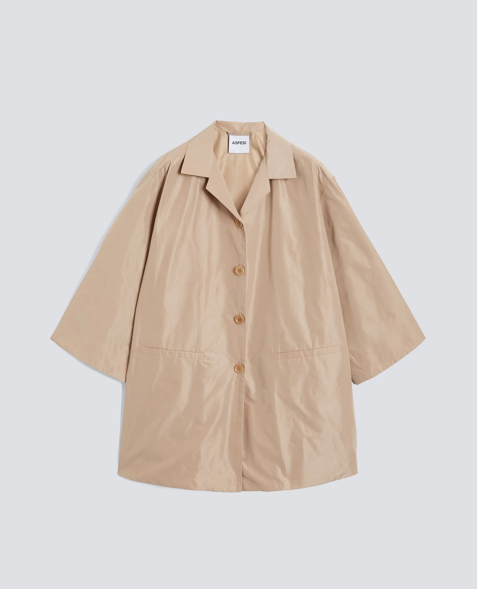 SOPRABITO IN TAFFETA TECNICO - BEIGE sold by Aspesi