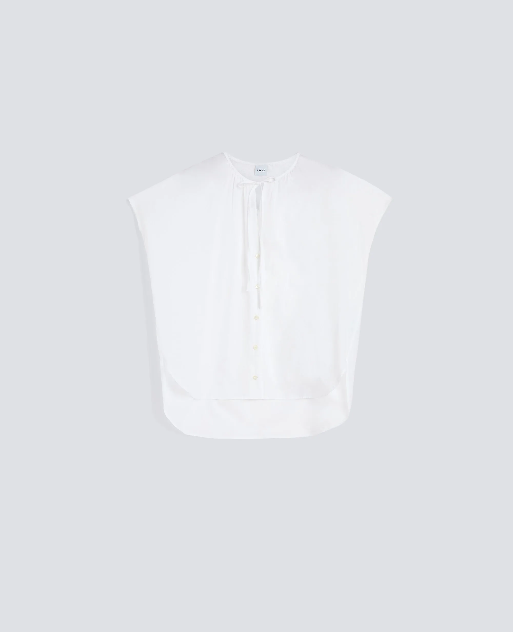 CAMICIA IN MUSSOLA DI COTONE - BIANCO sold by Aspesi