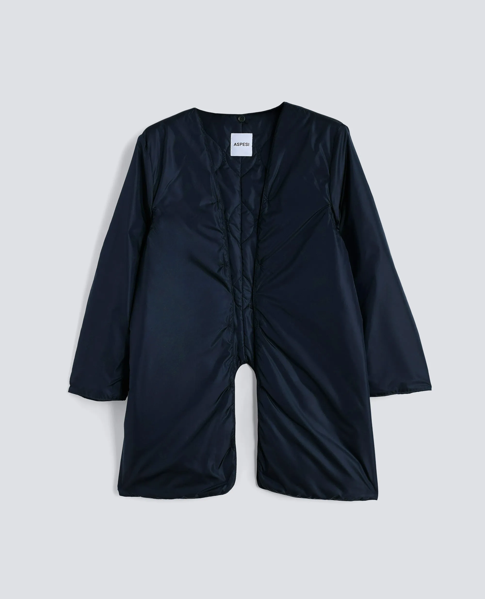 IMPERMEABILE IN POLIESTERE E NYLON COMPATTO - NAVY sold by Aspesi product image thumbnail 5