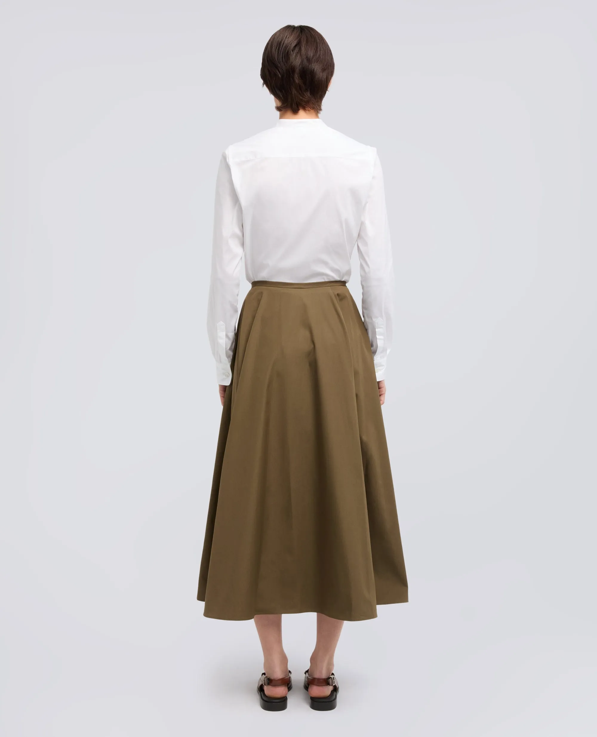 GONNA IN POPELINE COTONE - MILITARE sold by Aspesi product image thumbnail 3