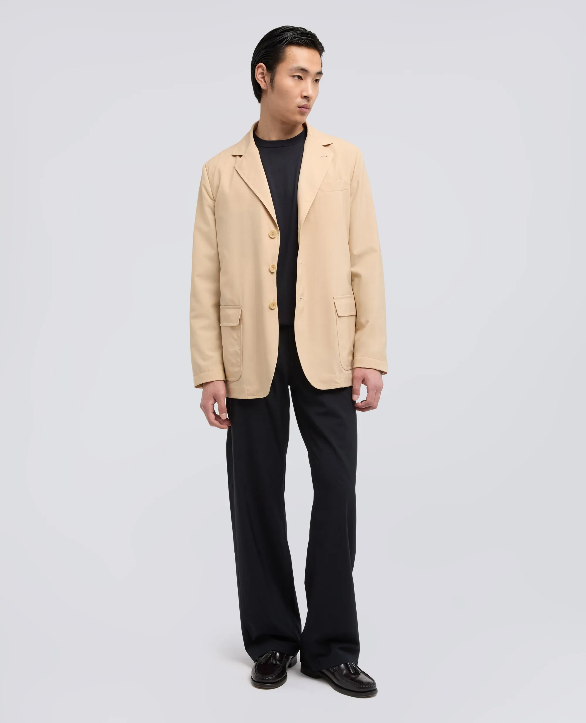 BLAZER IN LANA-POLIESTERE COMFORT - NATURALE sold by Aspesi product image thumbnail 2