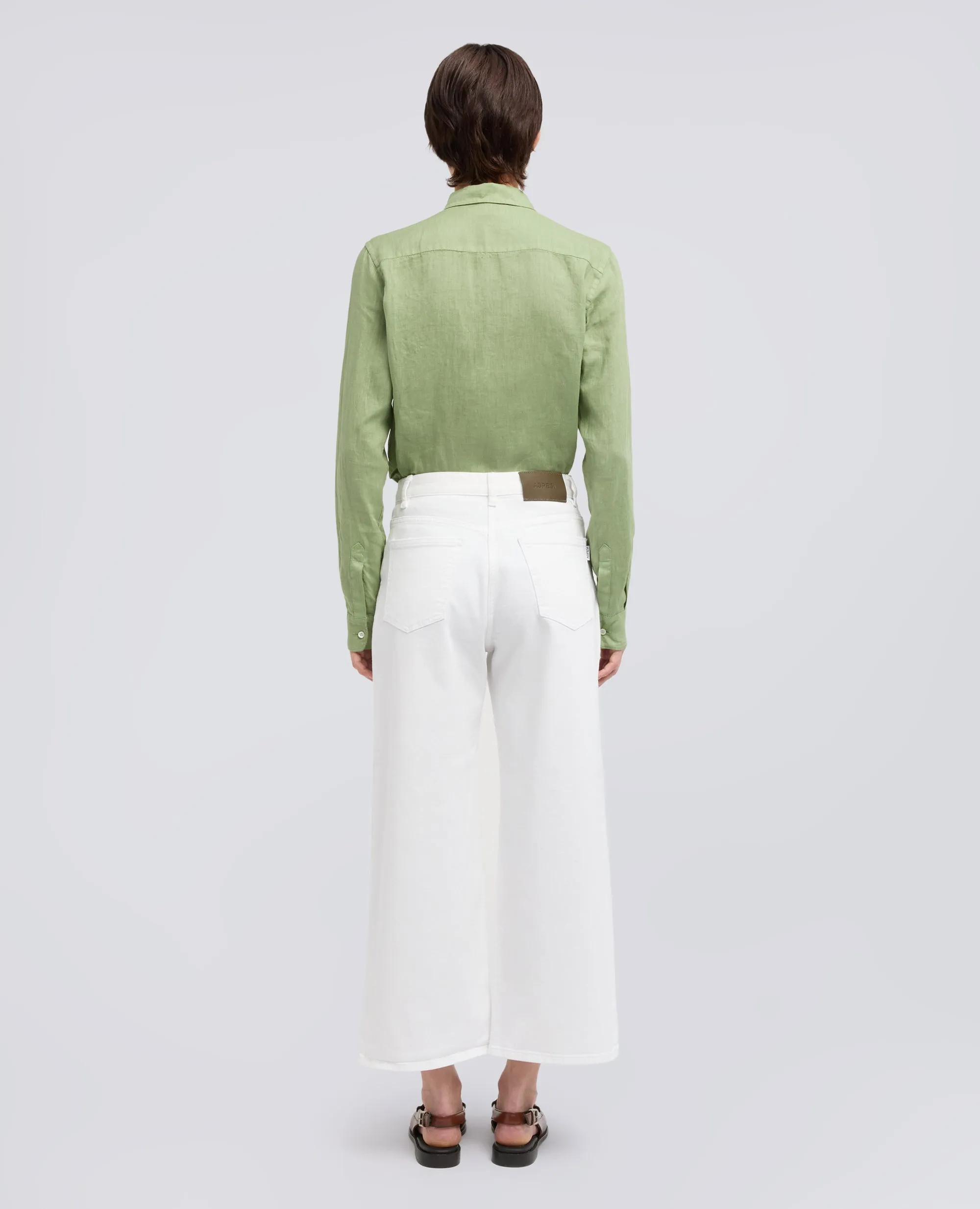 PANTALONE IN DENIM DI COTONE - BIANCO sold by Aspesi product image thumbnail 3